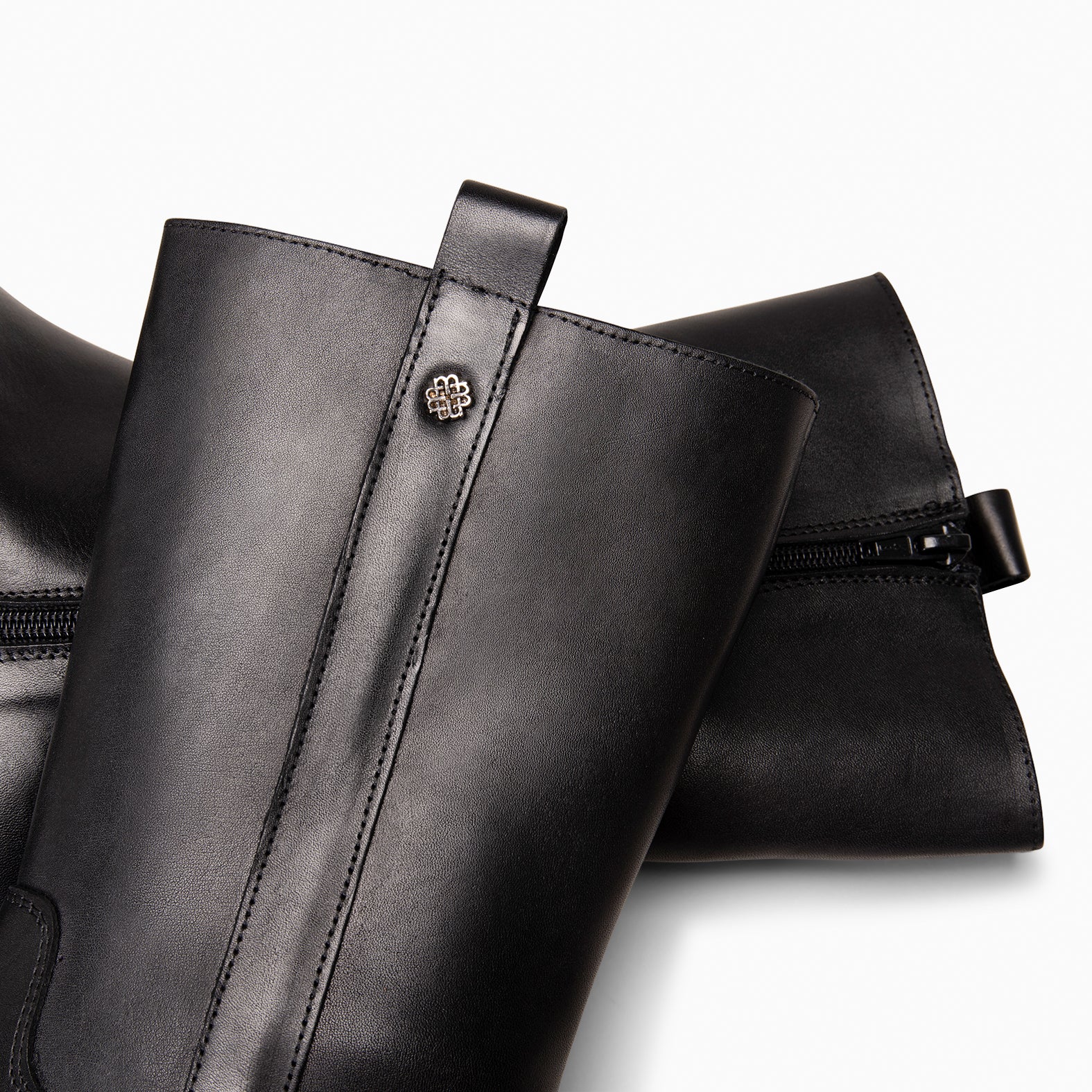 VENUS - Botines de caña alta NEGRO