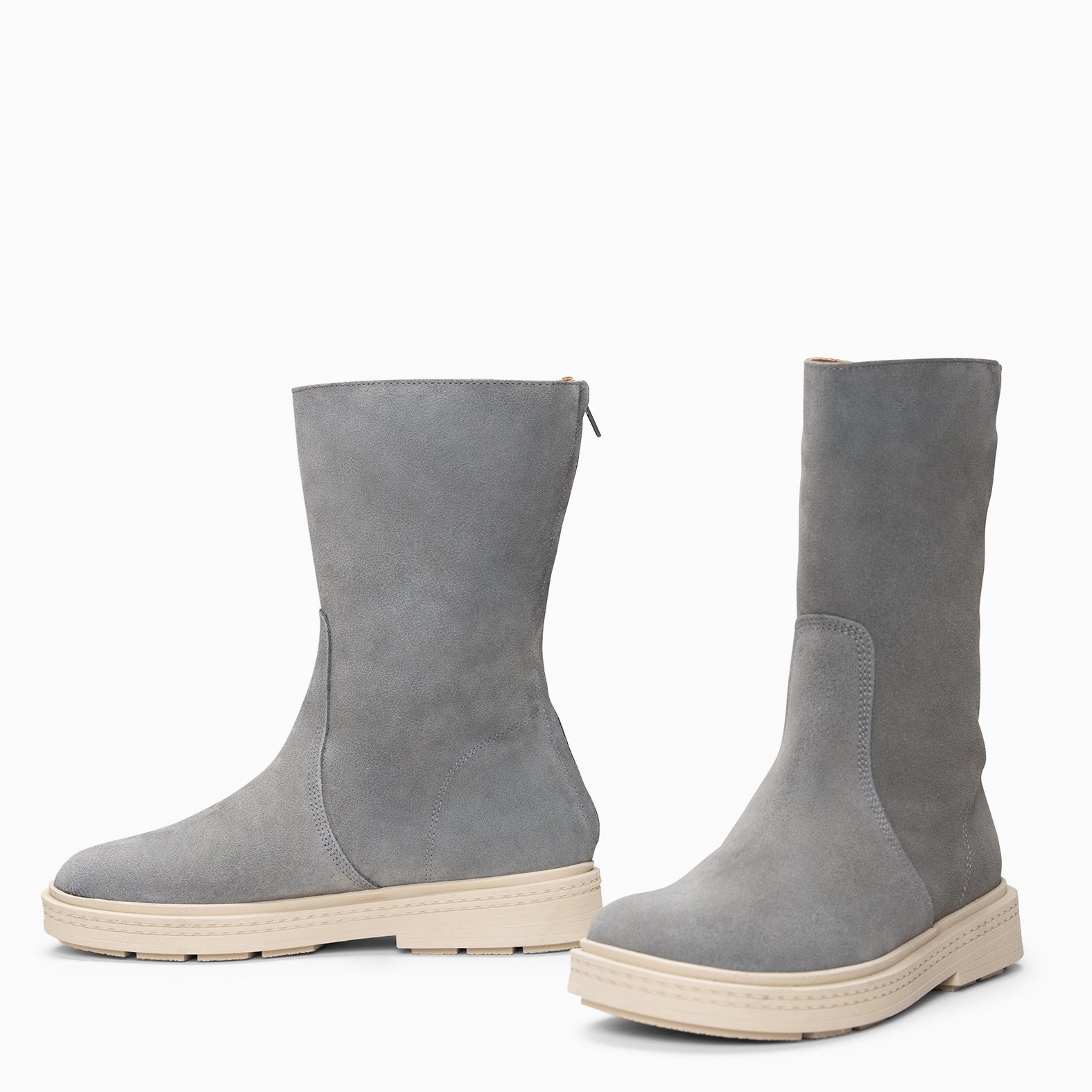 SNOW - Botines forrados de piel GRIS