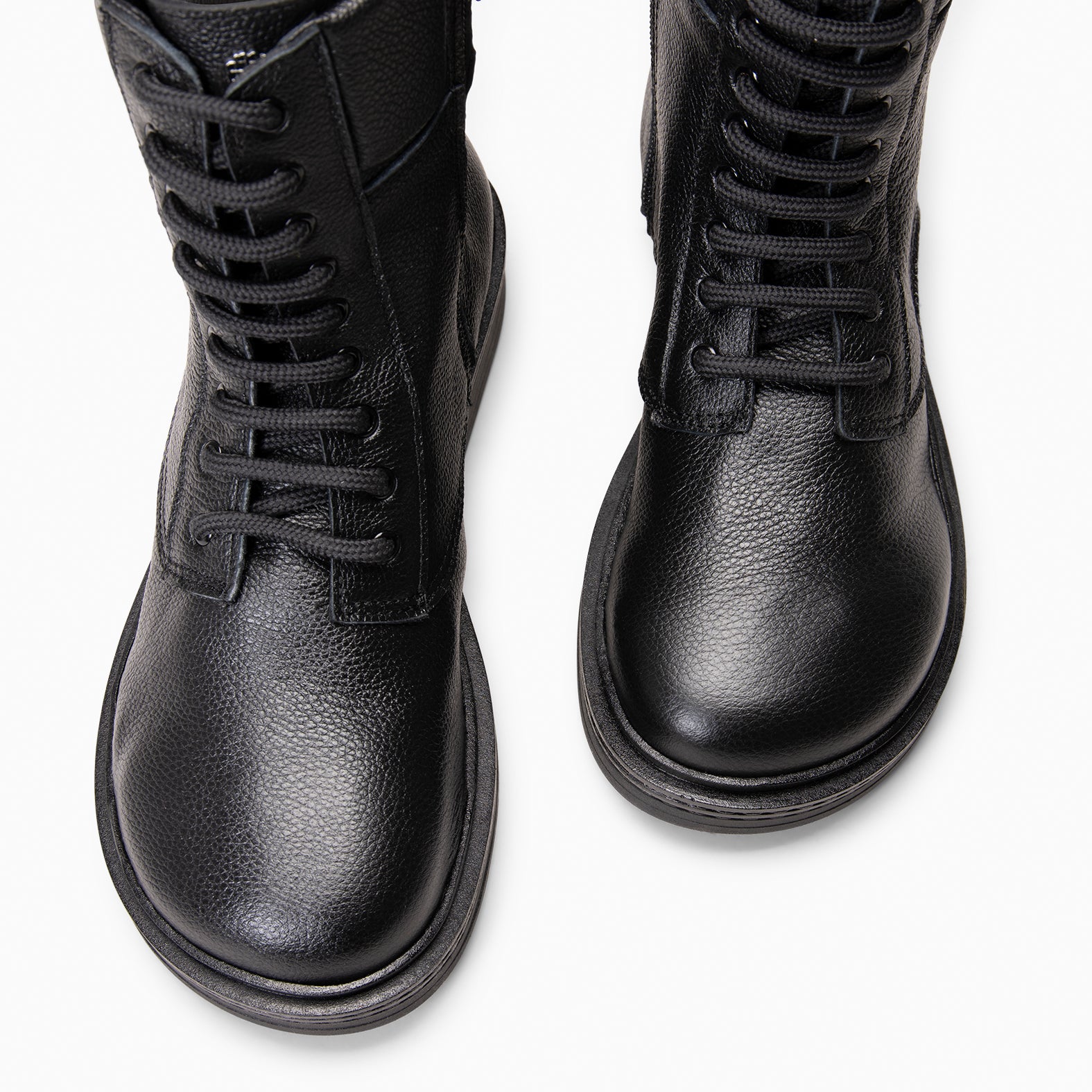 ALFA - Botines con cordones NEGRO