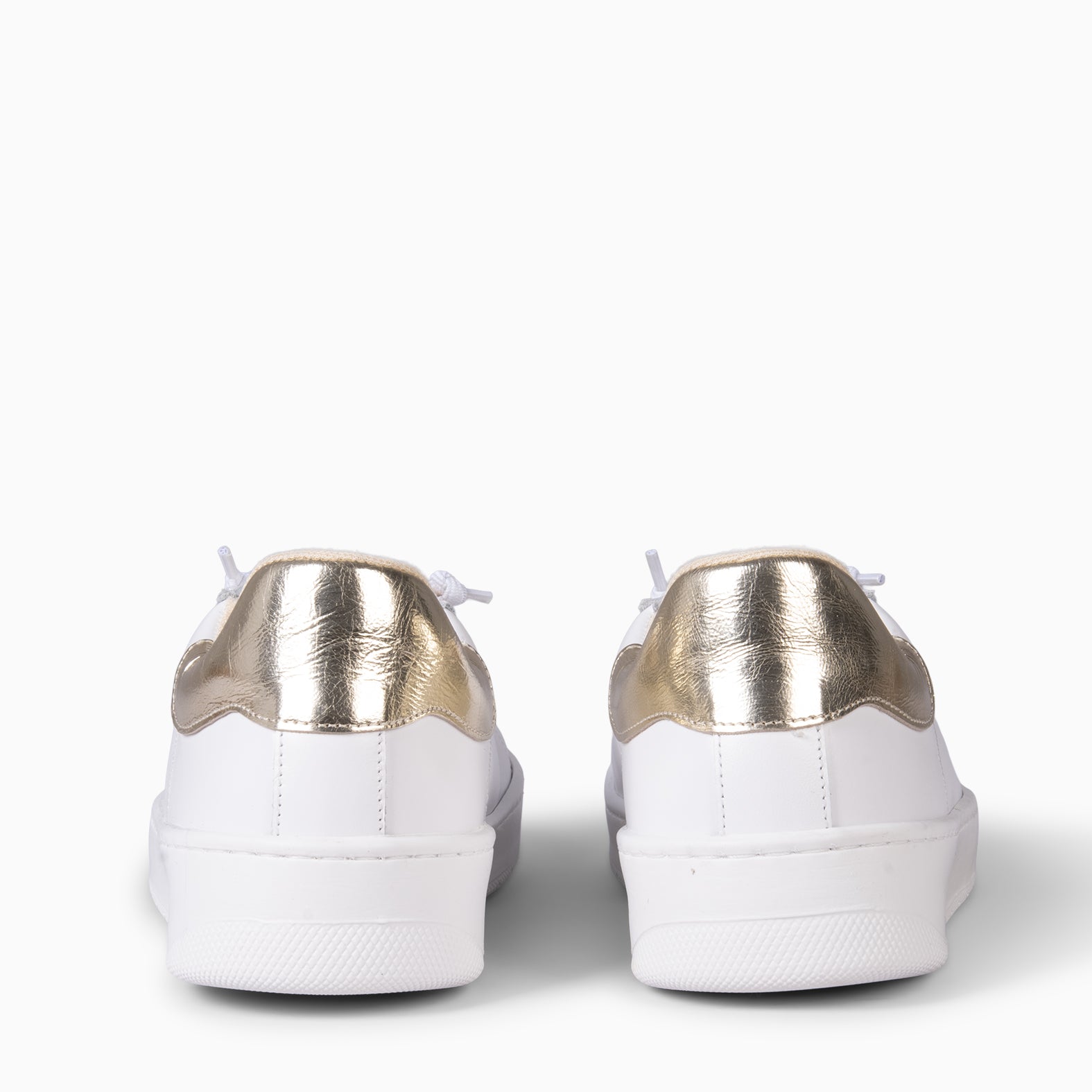 NANTES - Zapatillas Elegantes BLANCO ORO