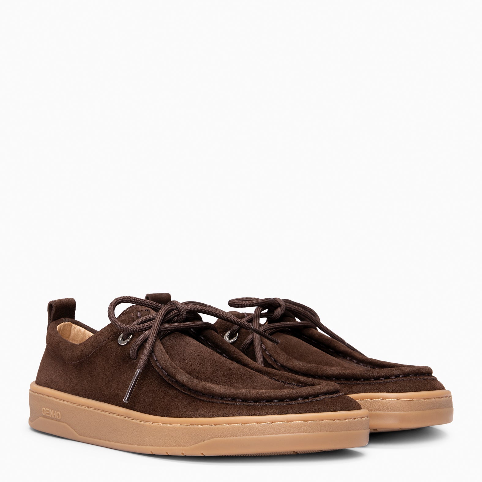 NIMBO - Mocasines de cordones Baresoft MARRON