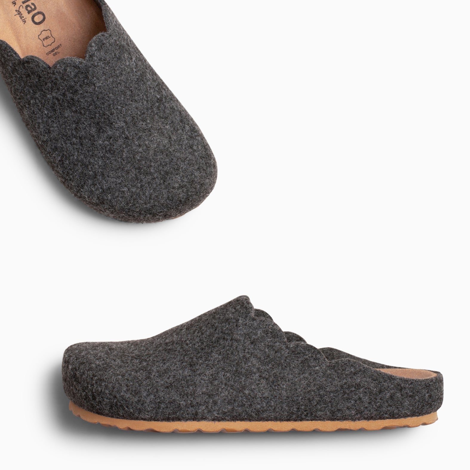 SWEET HOME - Zapatillas de estar por casa de mujer GRIS OSCURO