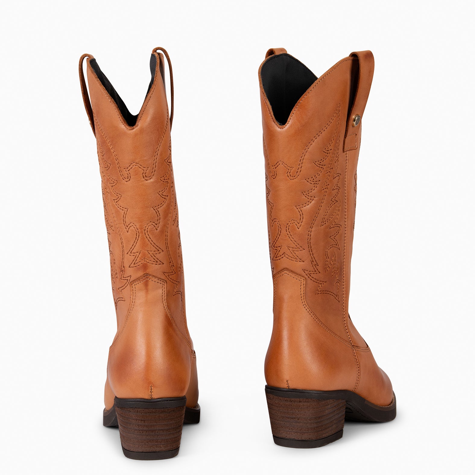 UTAH - Botas Cowboy bordado CAMEL