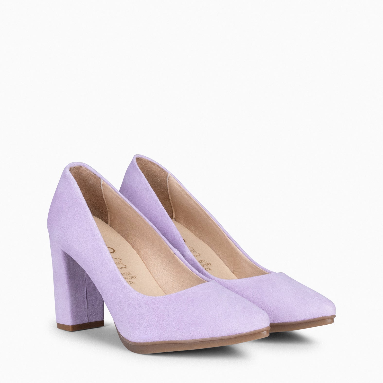 Lilac 2025 suede pumps