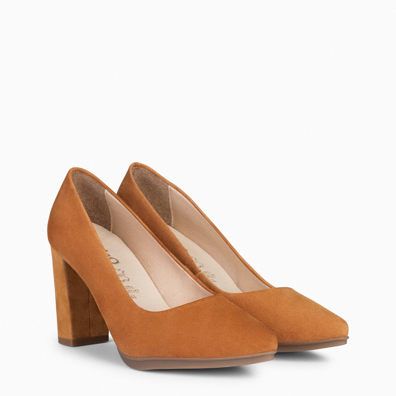 Camel suede court shoes hotsell