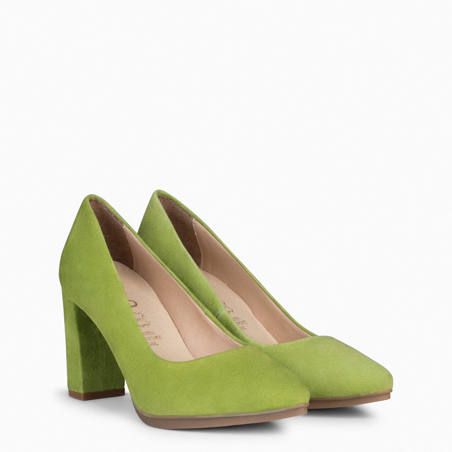 URBAN - GREEN High-heeled shoes