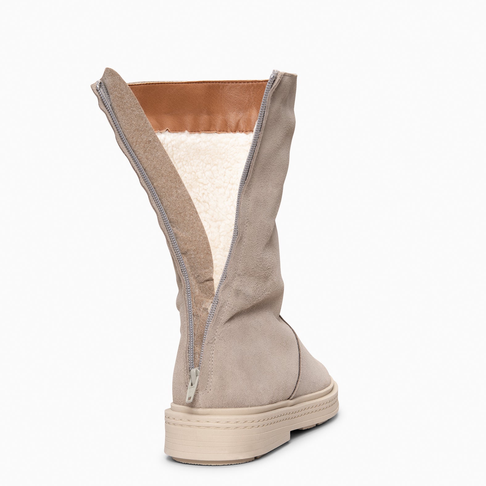 SNOW - Botines forrados de piel BEIGE