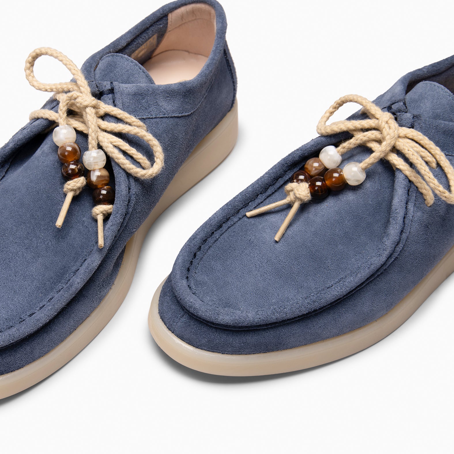 TUPI - JEANS Suede leather loafers