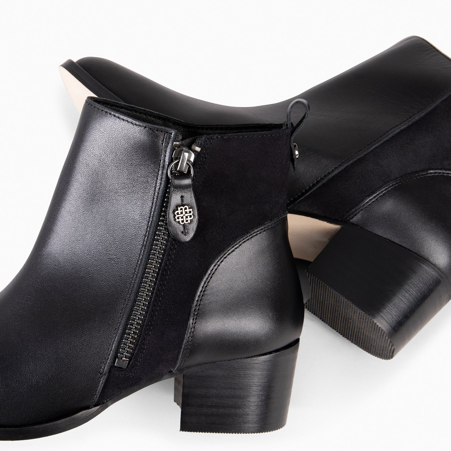 REBECCA - Bottines à talon pour femme NOIR