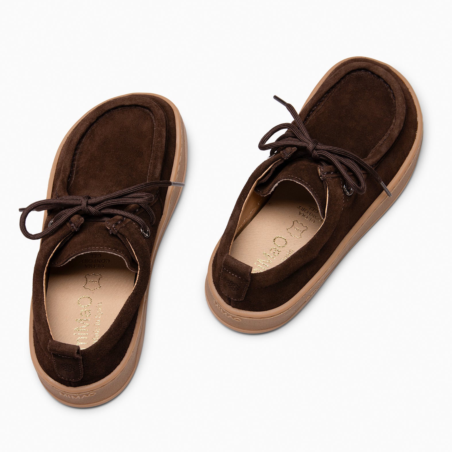 NIMBO - Mocassins com cordões Baresoft MARRON