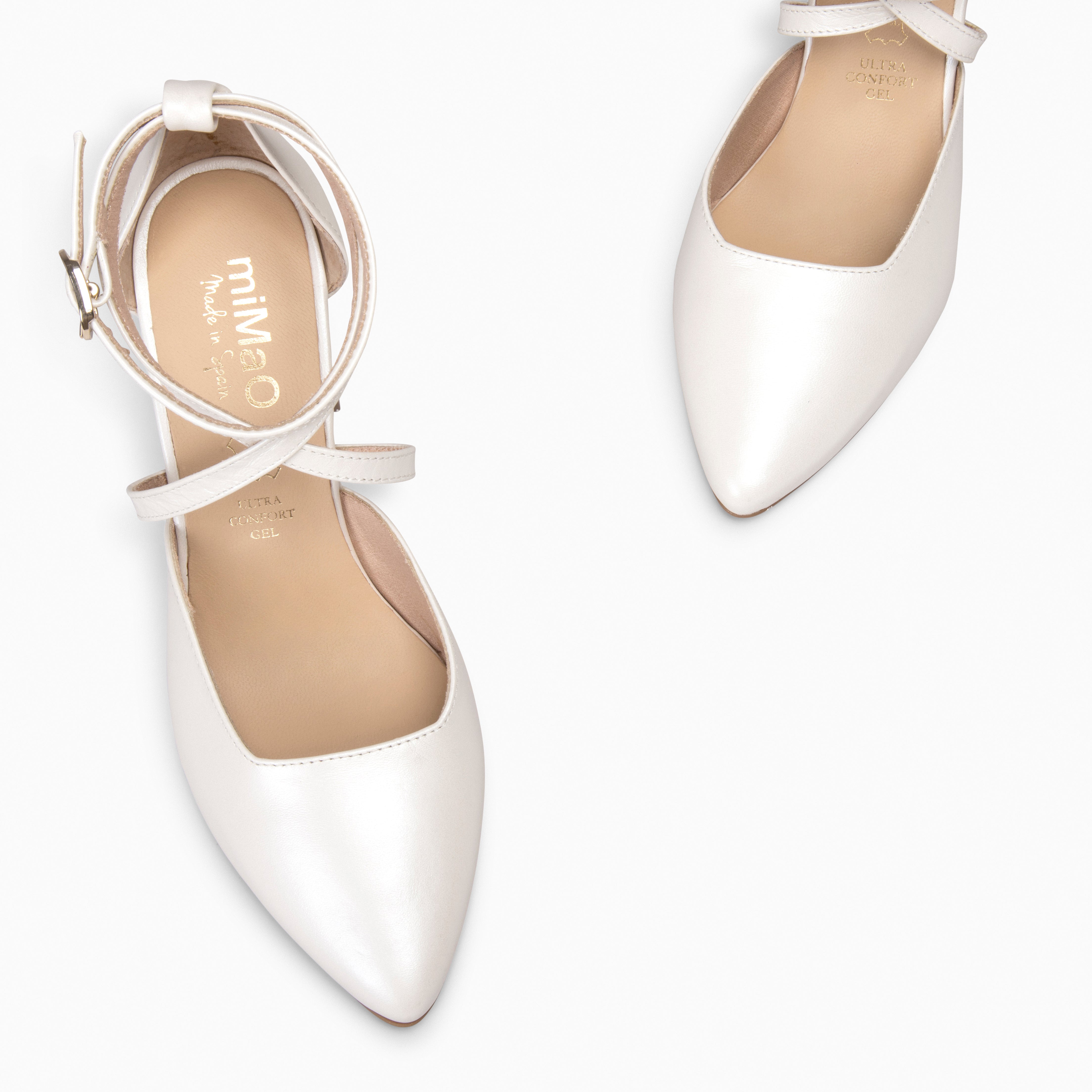 ARIEL – PEARL Wide heel shoe
