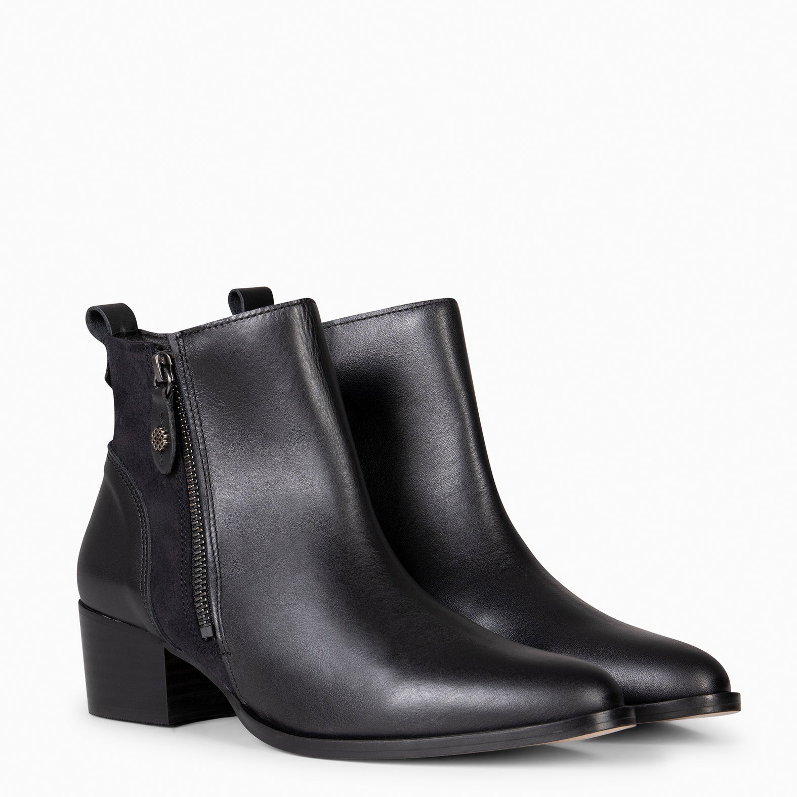 REBECCA - Bottines à talon pour femme NOIR