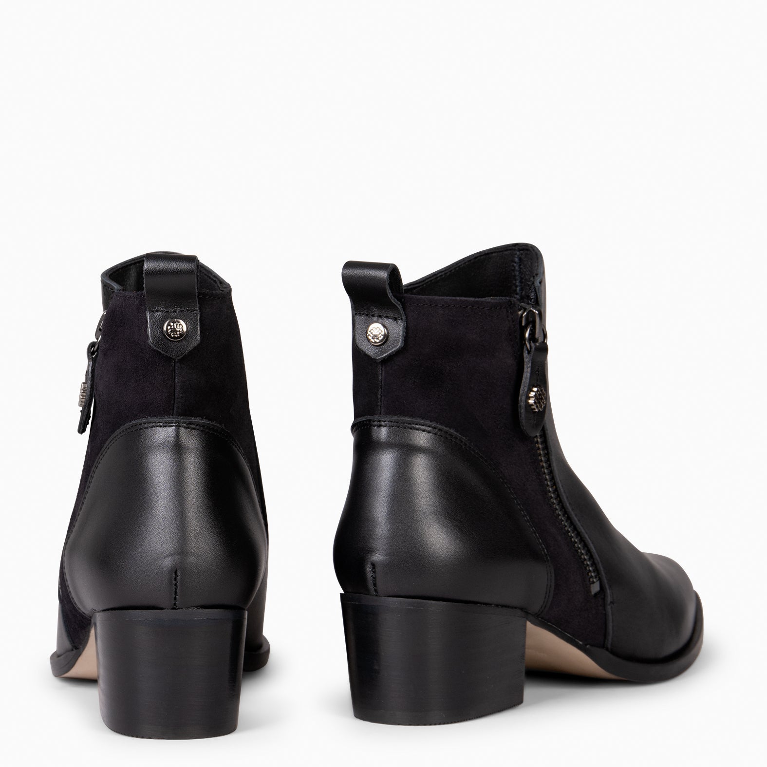 REBECCA - Bottines à talon pour femme NOIR