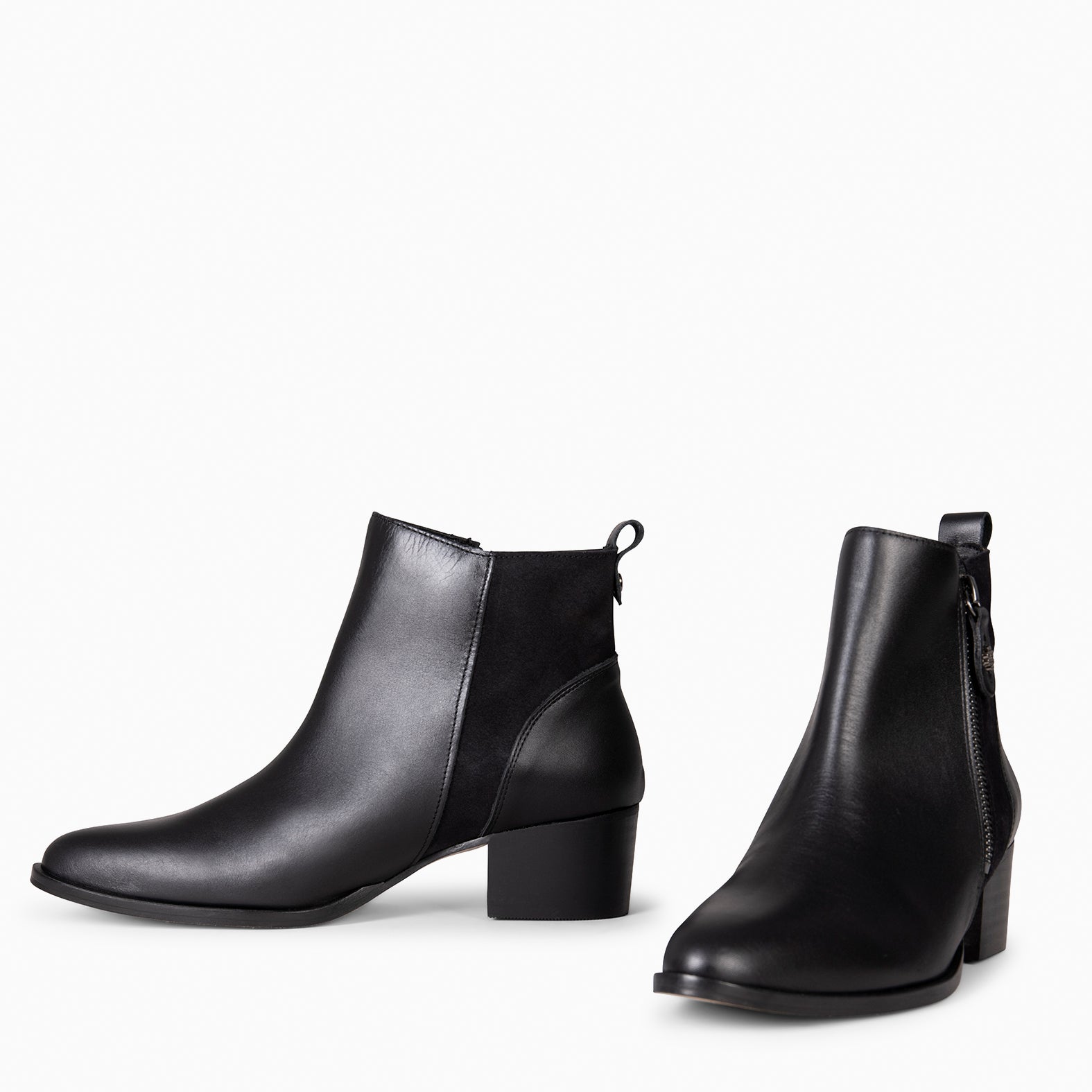 REBECCA - Bottines à talon pour femme NOIR