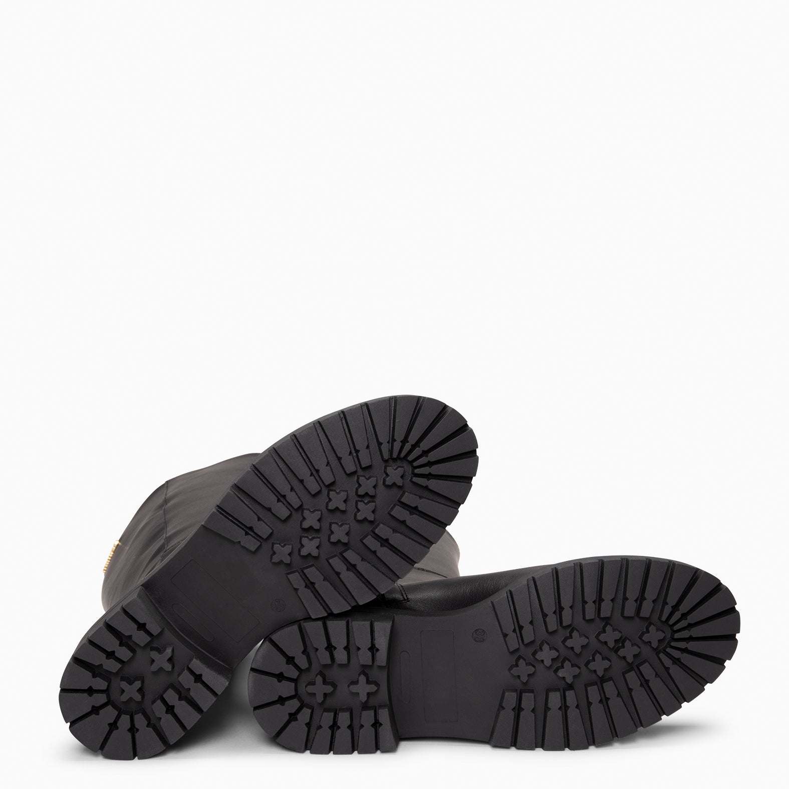 NOA - BLACK High boots with platform