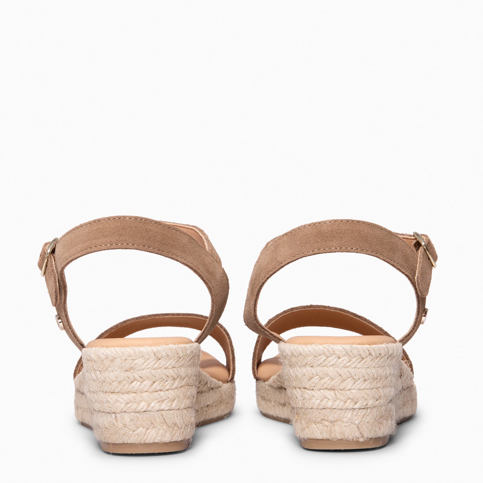 JEREZ - TAUPE ESPADRILLES WITH COMFORTABLE WEDGE