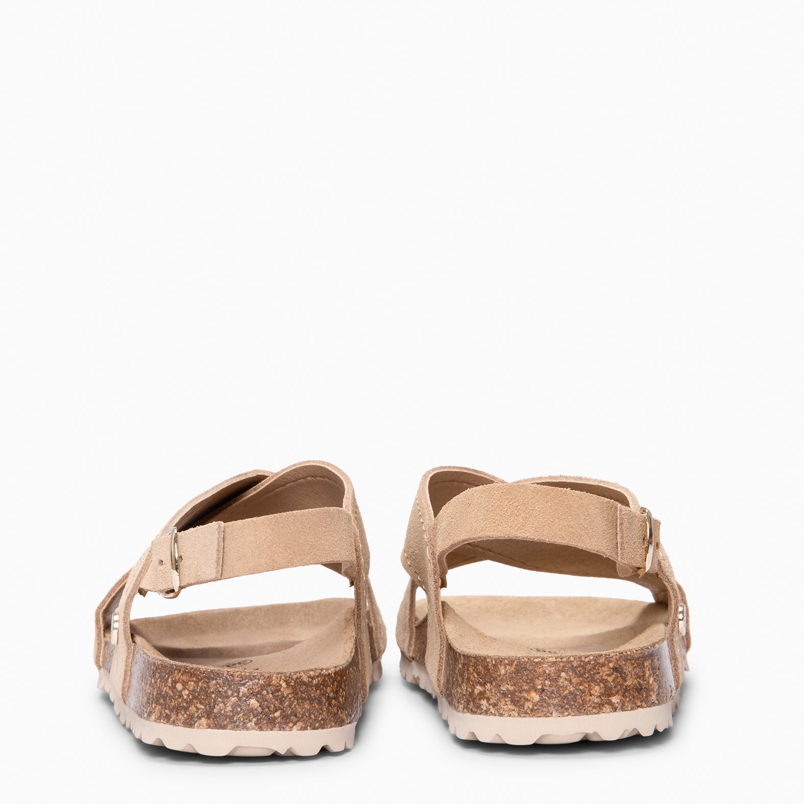 TULUM - Sandalias destalonadas con suela BIO BEIGE