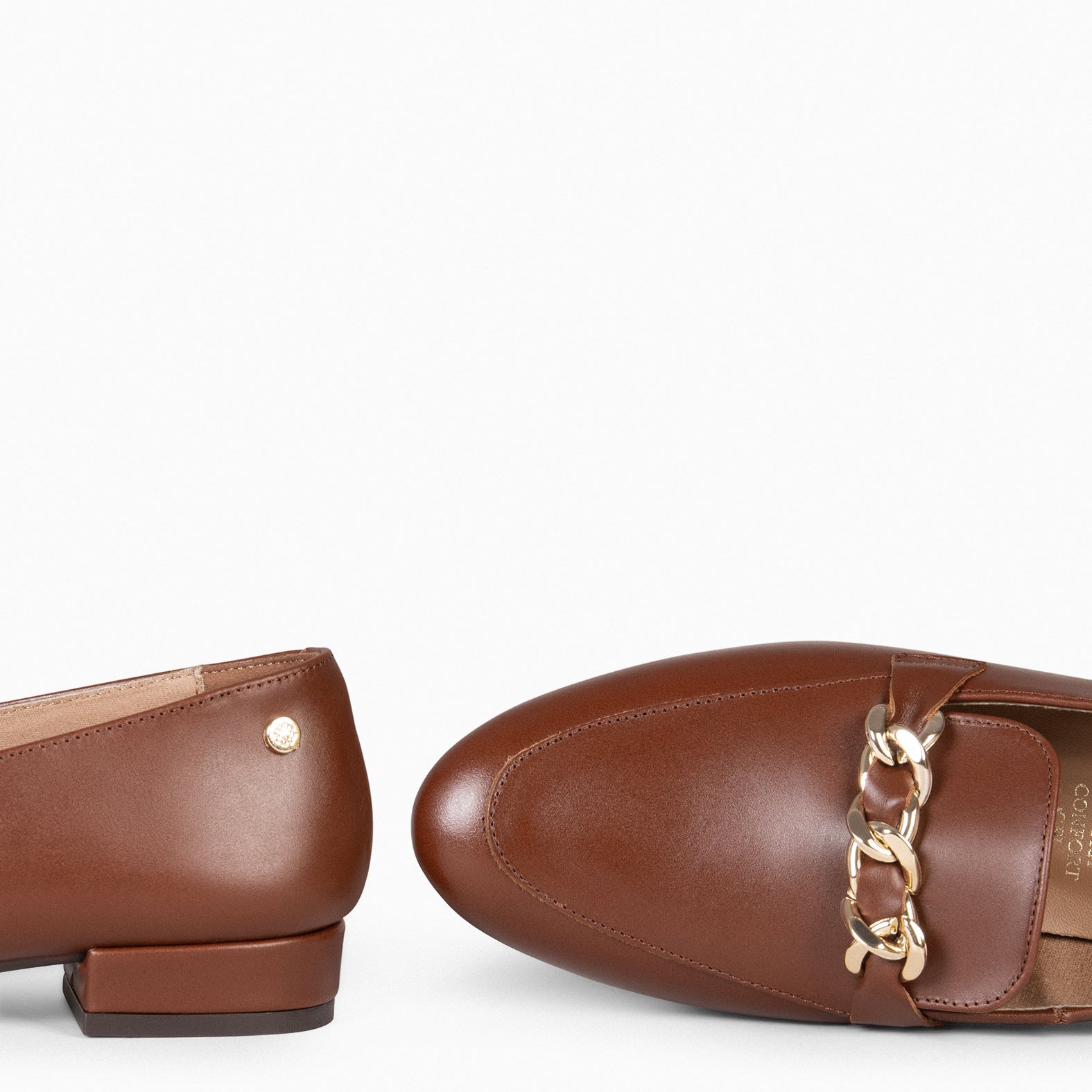 CHAIN – BROWN moccasins with horsebit