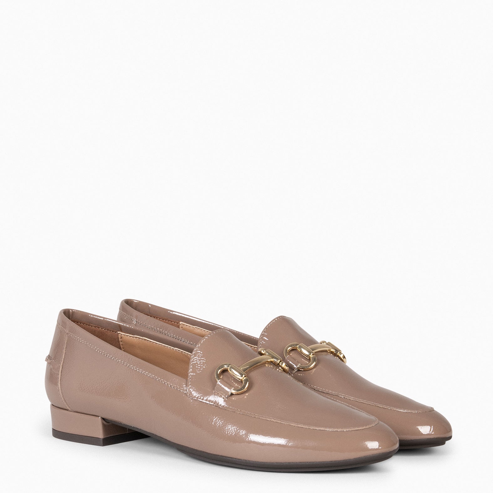 ISABEL – TAUPE Flat moccasins 