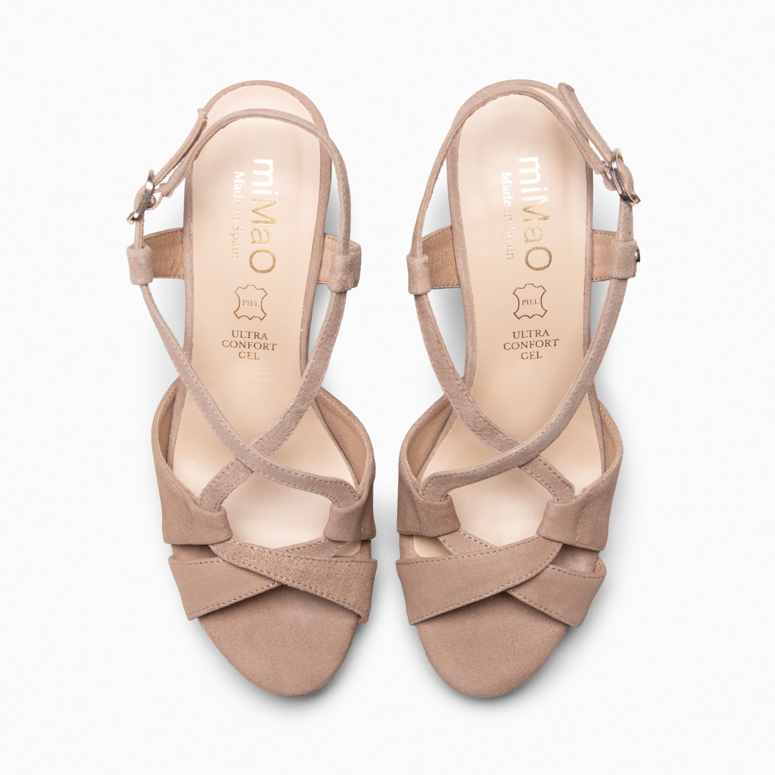 JUDITH - Sandalias de fiesta con tacón TAUPE