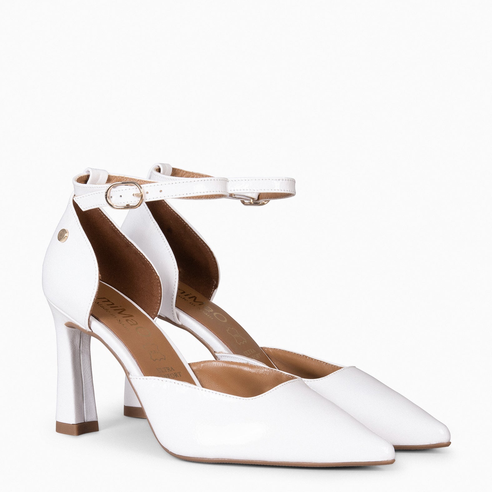 AINHOA – WHITE elegant heels