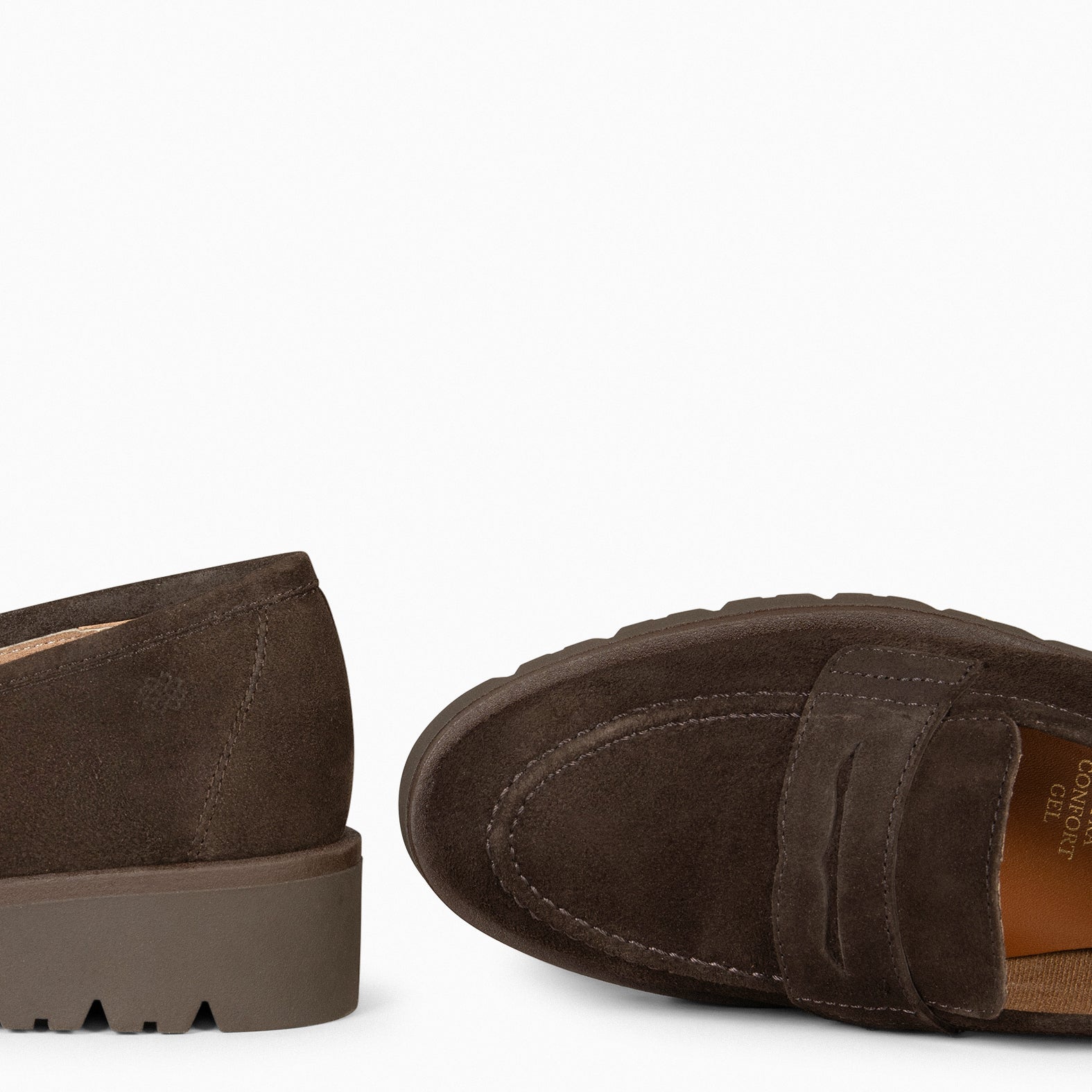 DAFNE – BROWN Moccasin with wedge 