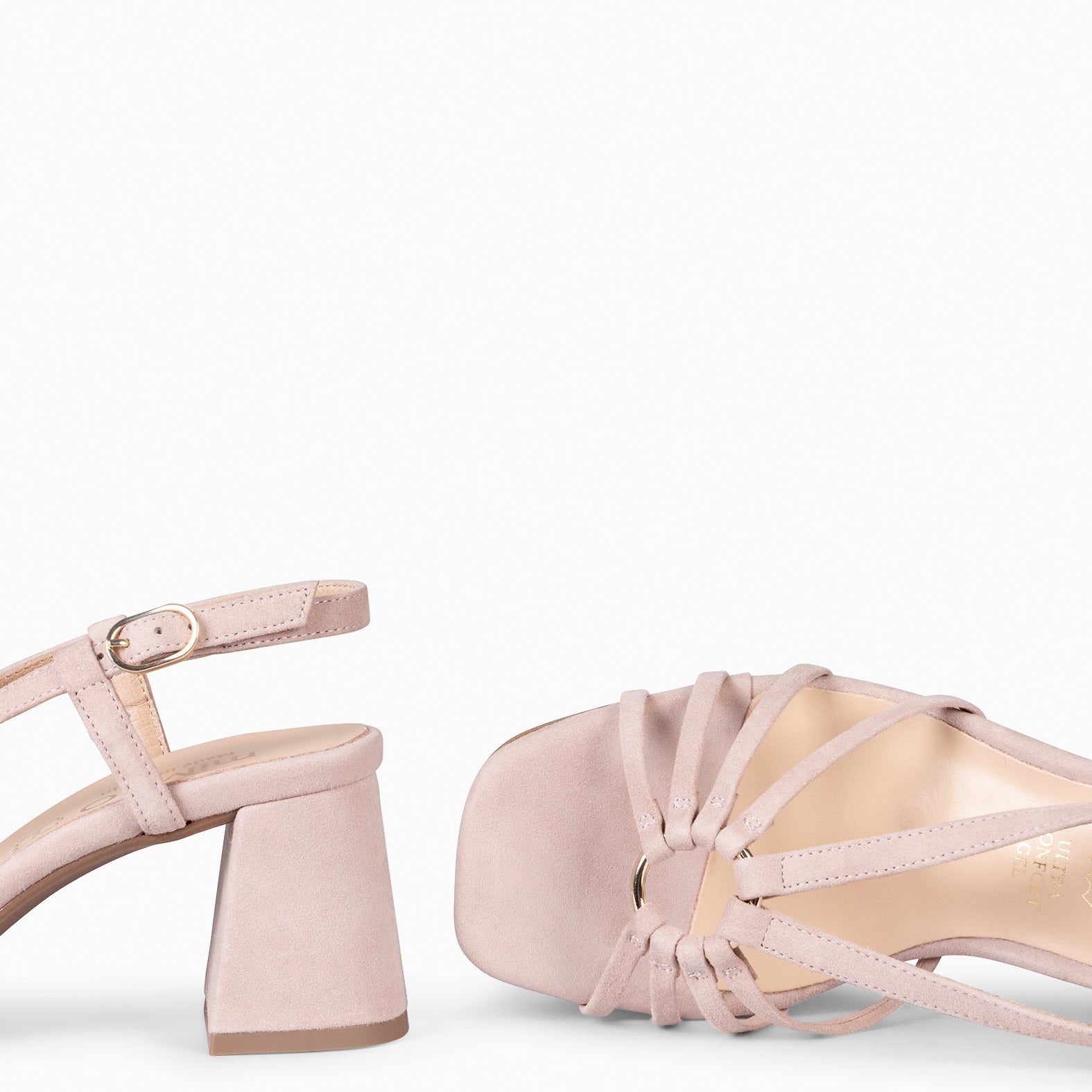 SOLEIL - Sandalias de tacón ROSA CLARO - miMaO ®