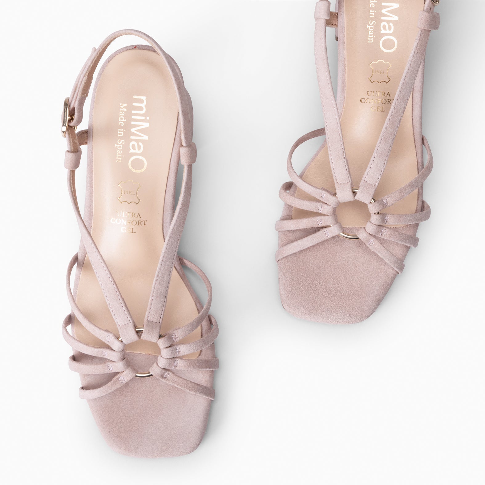 SOLEIL - Sandalias de tacón ROSA CLARO - miMaO ®