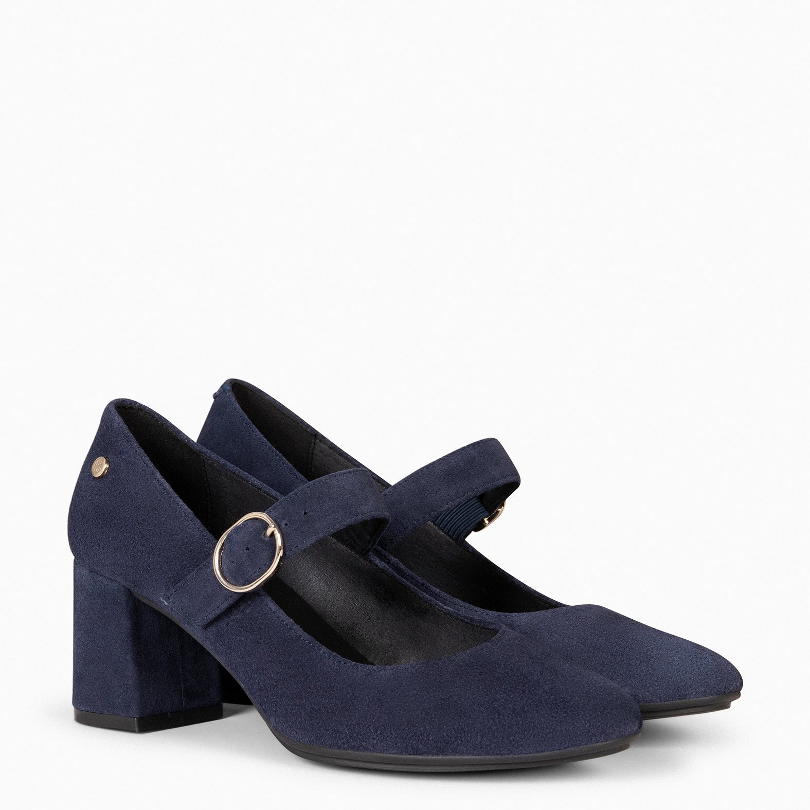 MARION – NAVY Heeled Mary-Janes