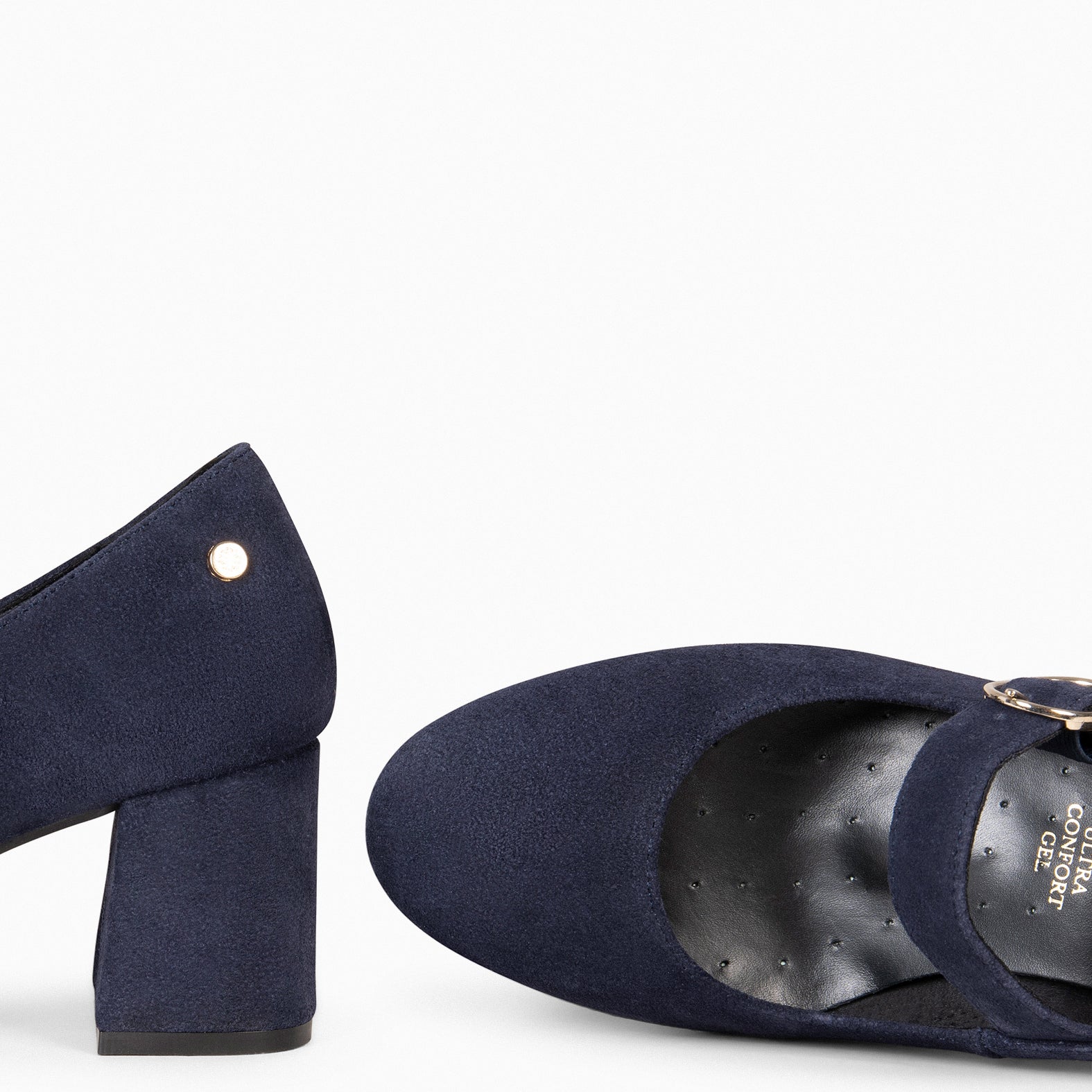 MARION – NAVY Heeled Mary-Janes