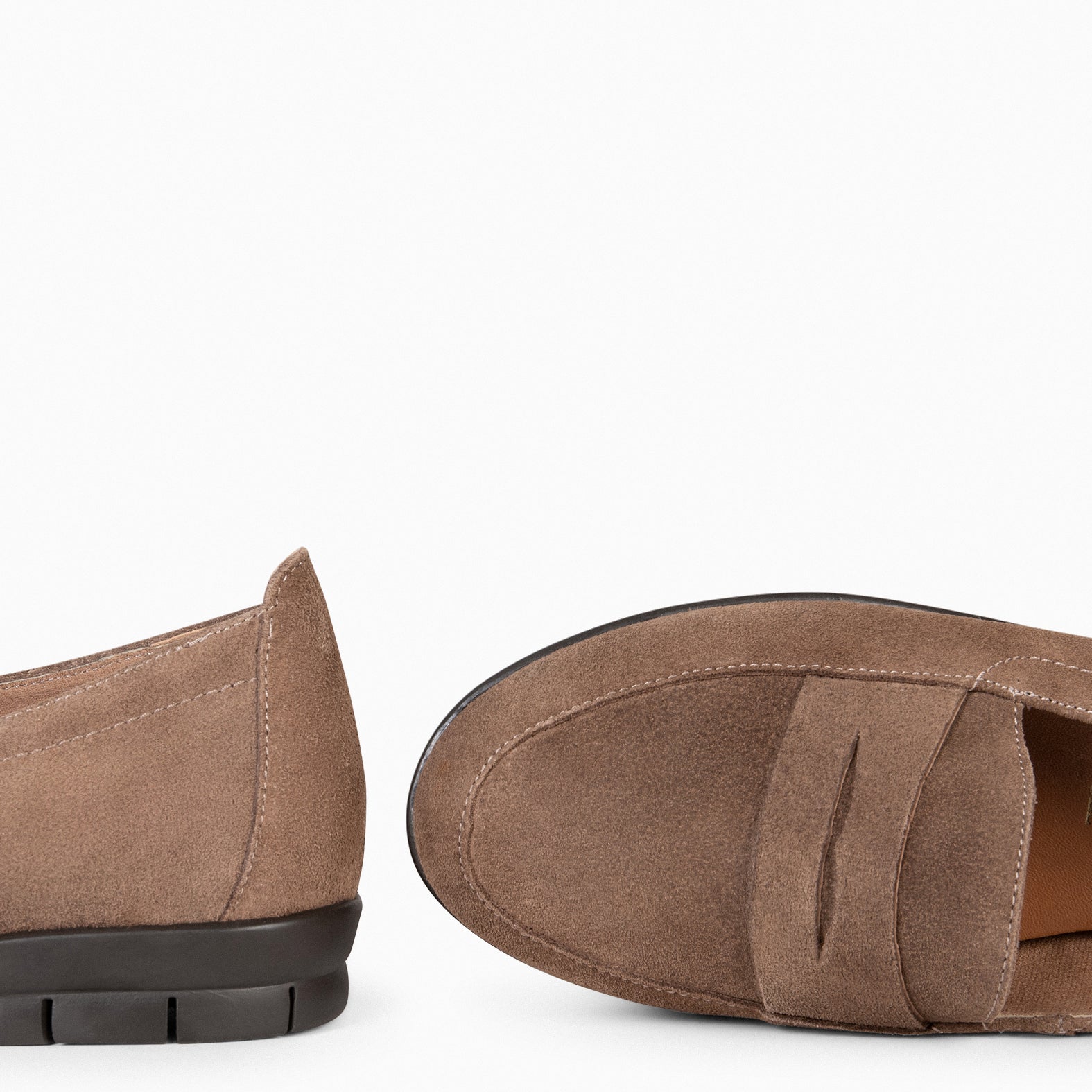 360 - Mocasines cómodos TAUPE