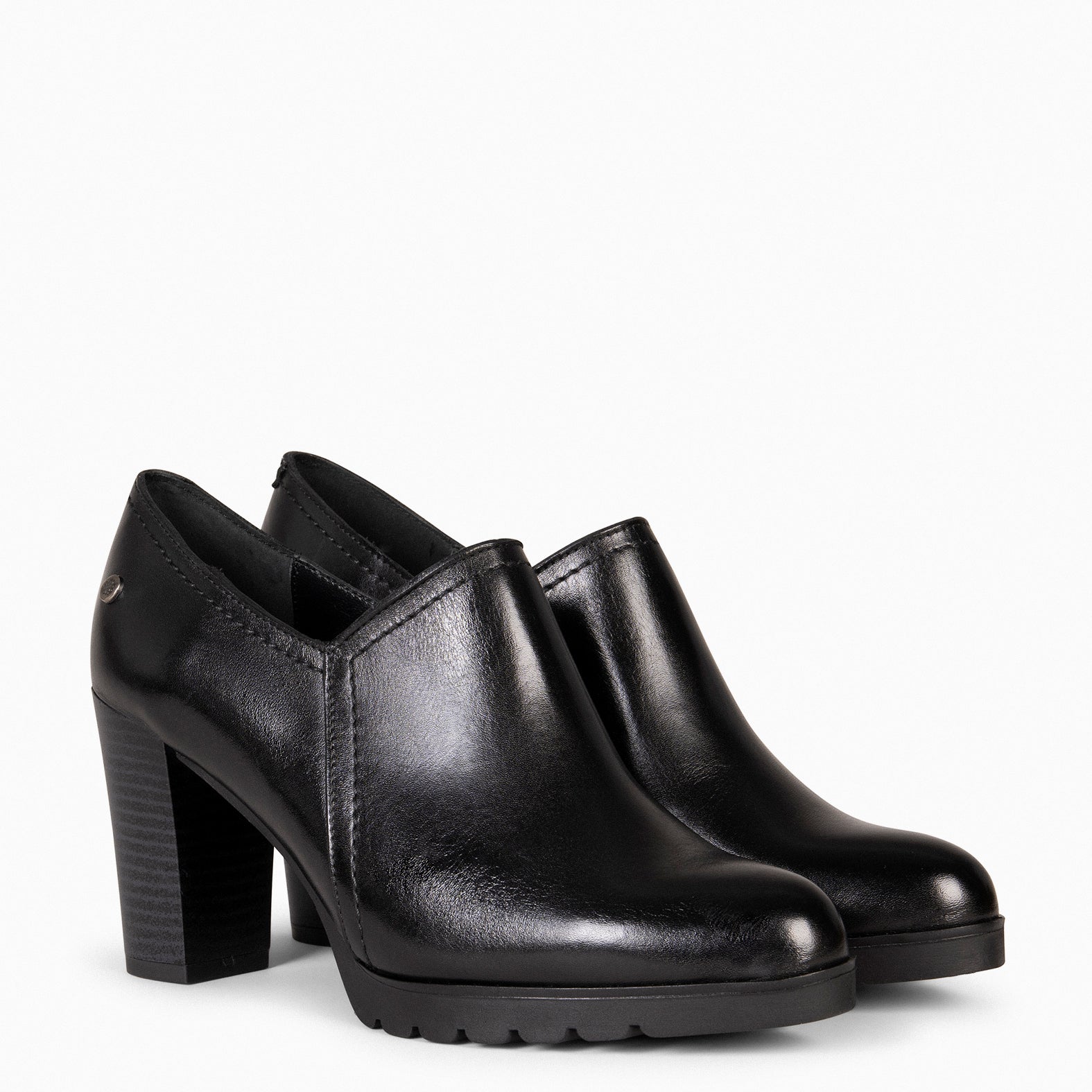 DAYANA - Botins cano curto PRETO