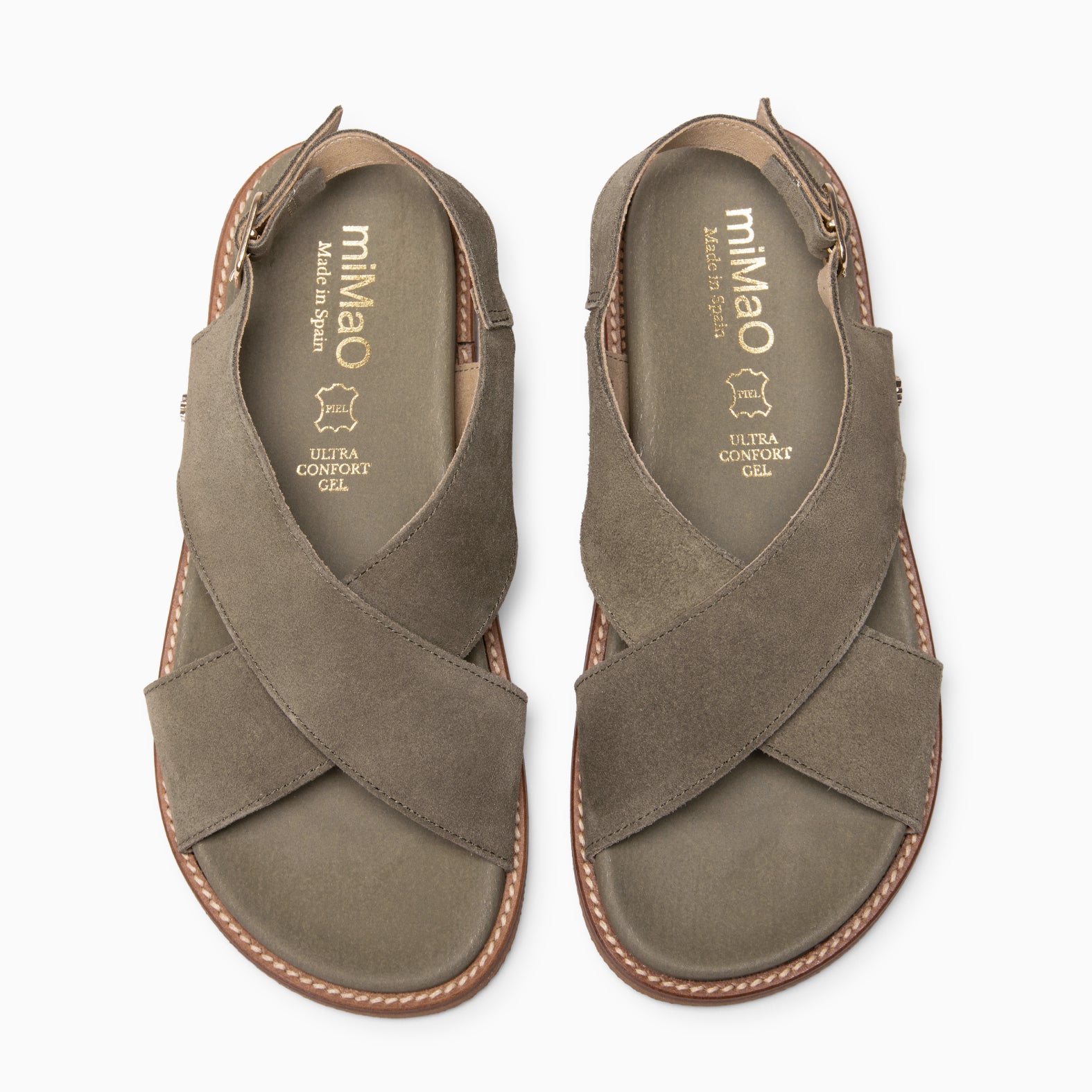 COIBA - KAKHI Suede slide sandals