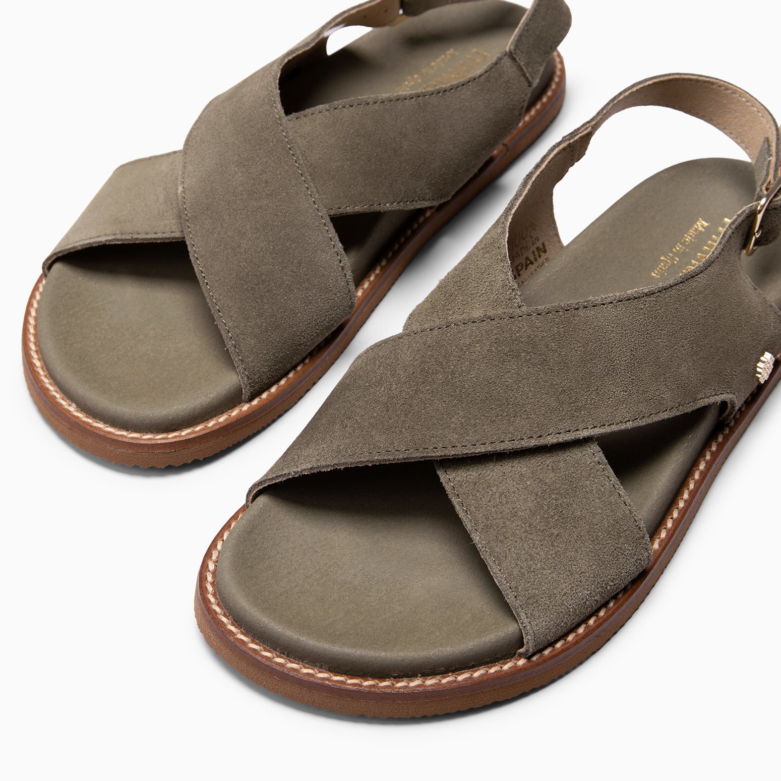 COIBA - KAKHI Suede slide sandals