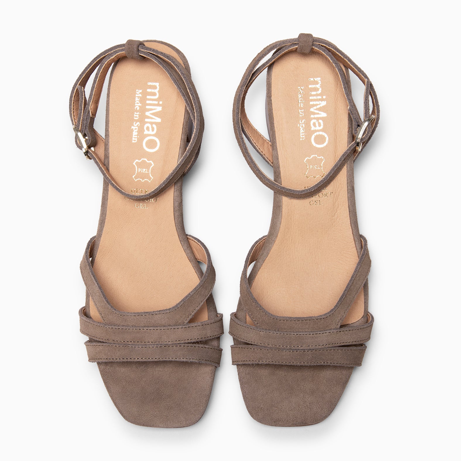 INDA - Sandalia de tacón TAUPE