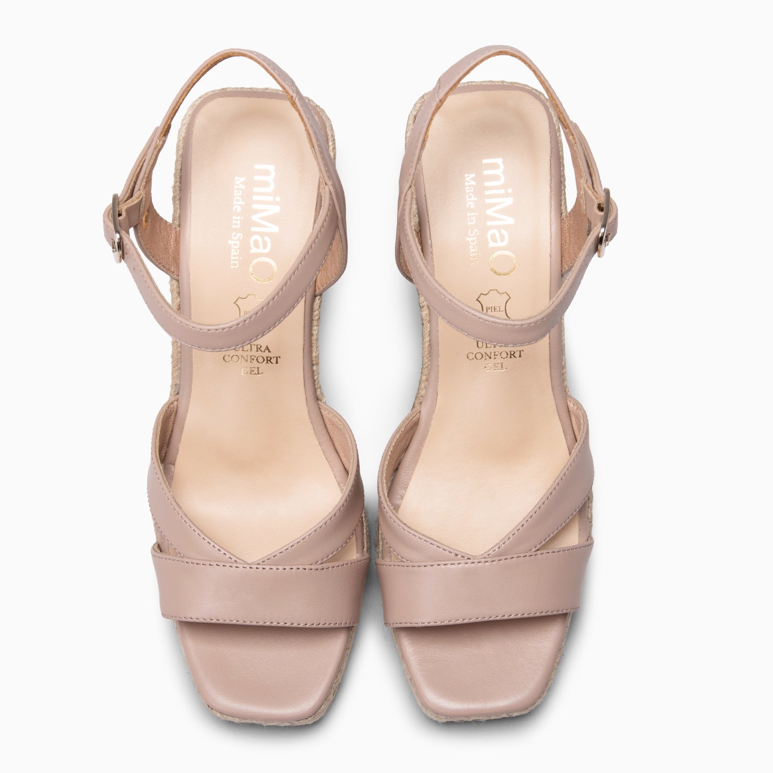MANILVA - Cuñas altas de esparto NUDE