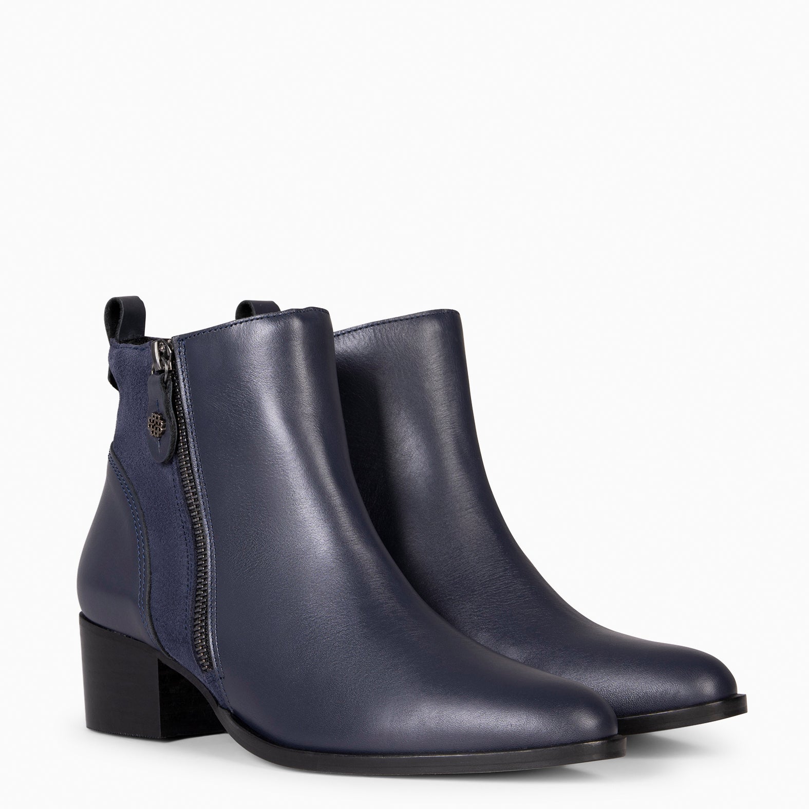 REBECCA - Bottines à talon pour femme BLEU MARINE