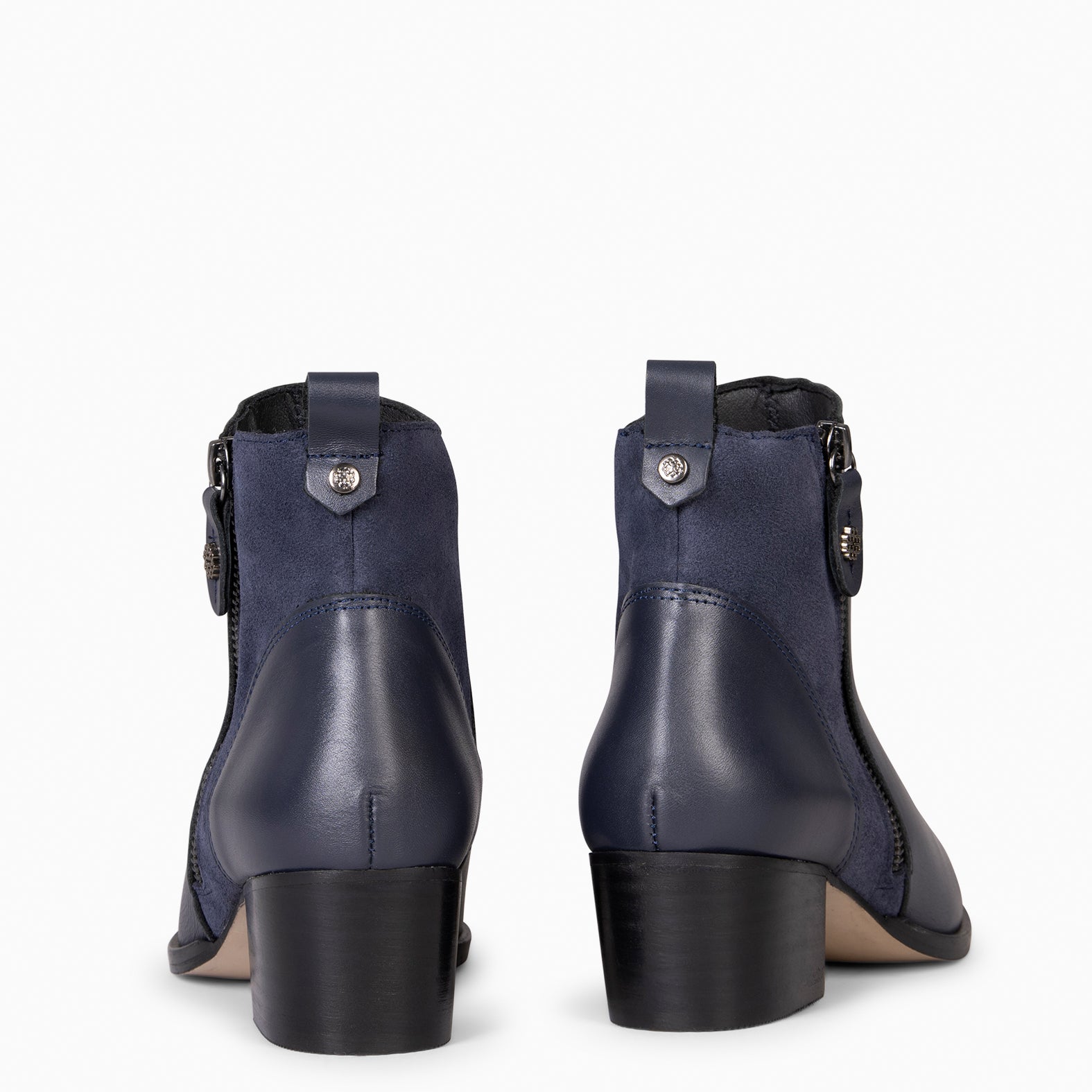 REBECCA - Bottines à talon pour femme BLEU MARINE