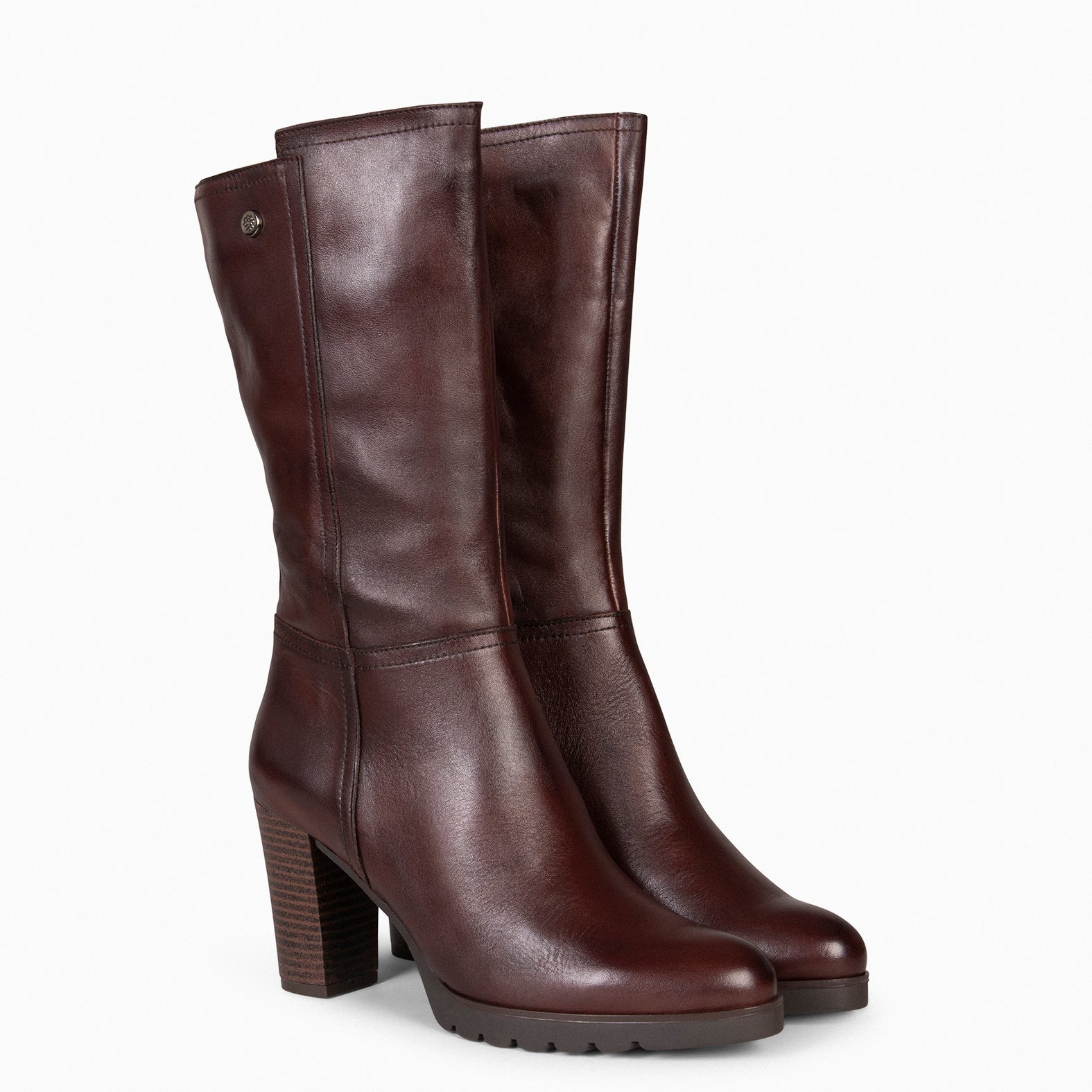 ARIANA - Botas de tacón y plataforma MARRON