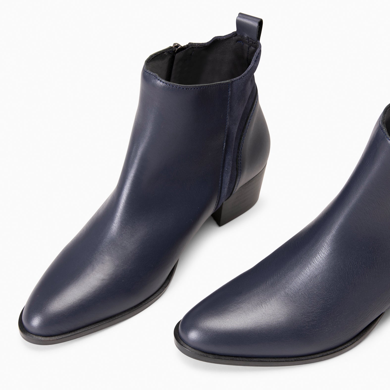 REBECCA - Bottines à talon pour femme BLEU MARINE