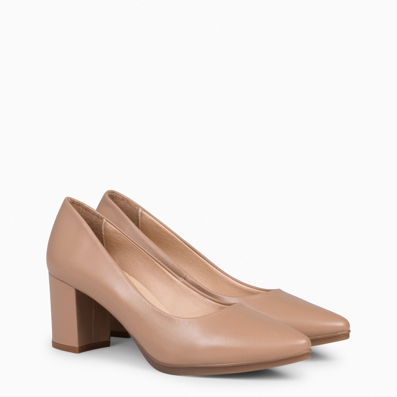URBAN S SALON – MAKE UP nappa leather mid heel