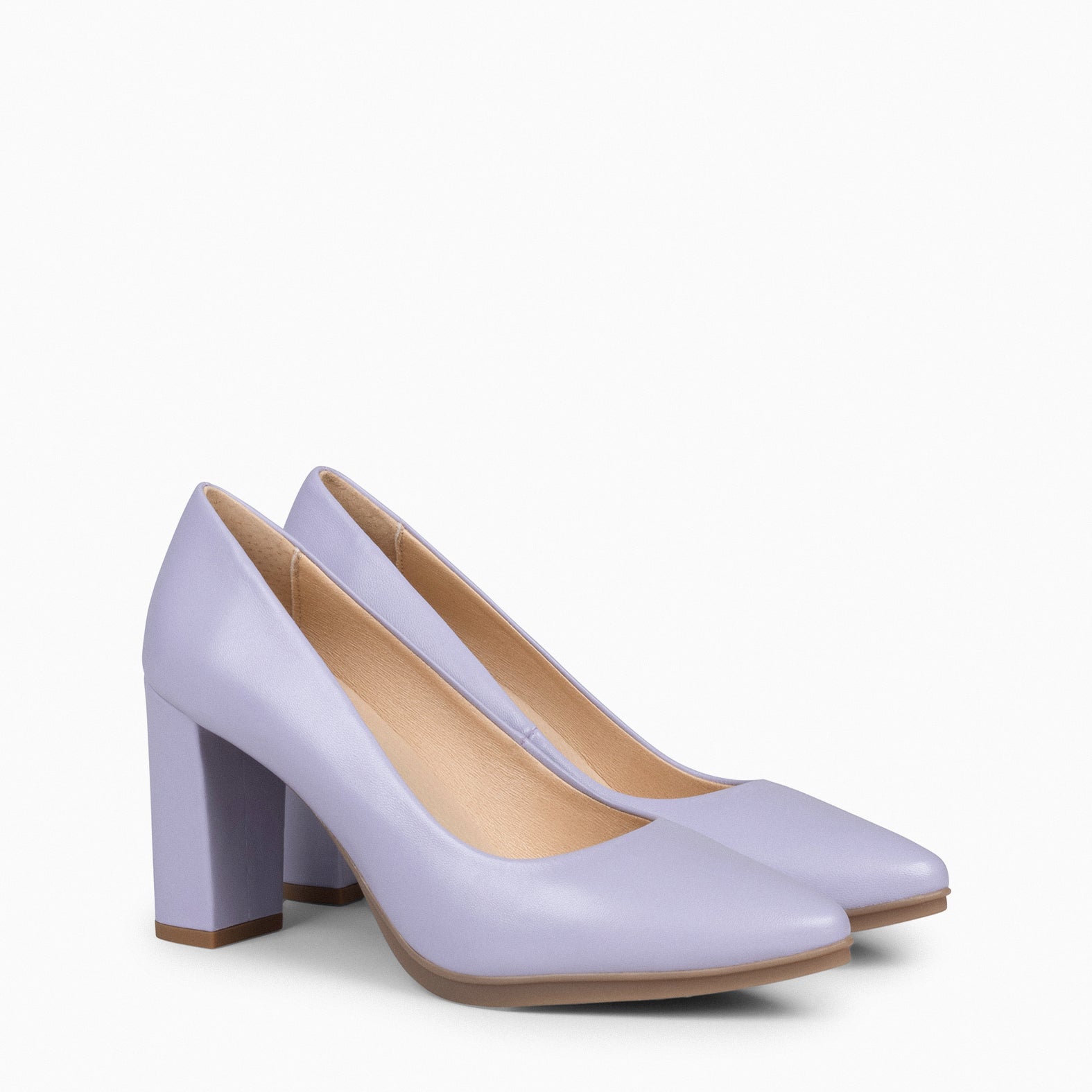 URBAN SALON – LILAC nappa leather high heel