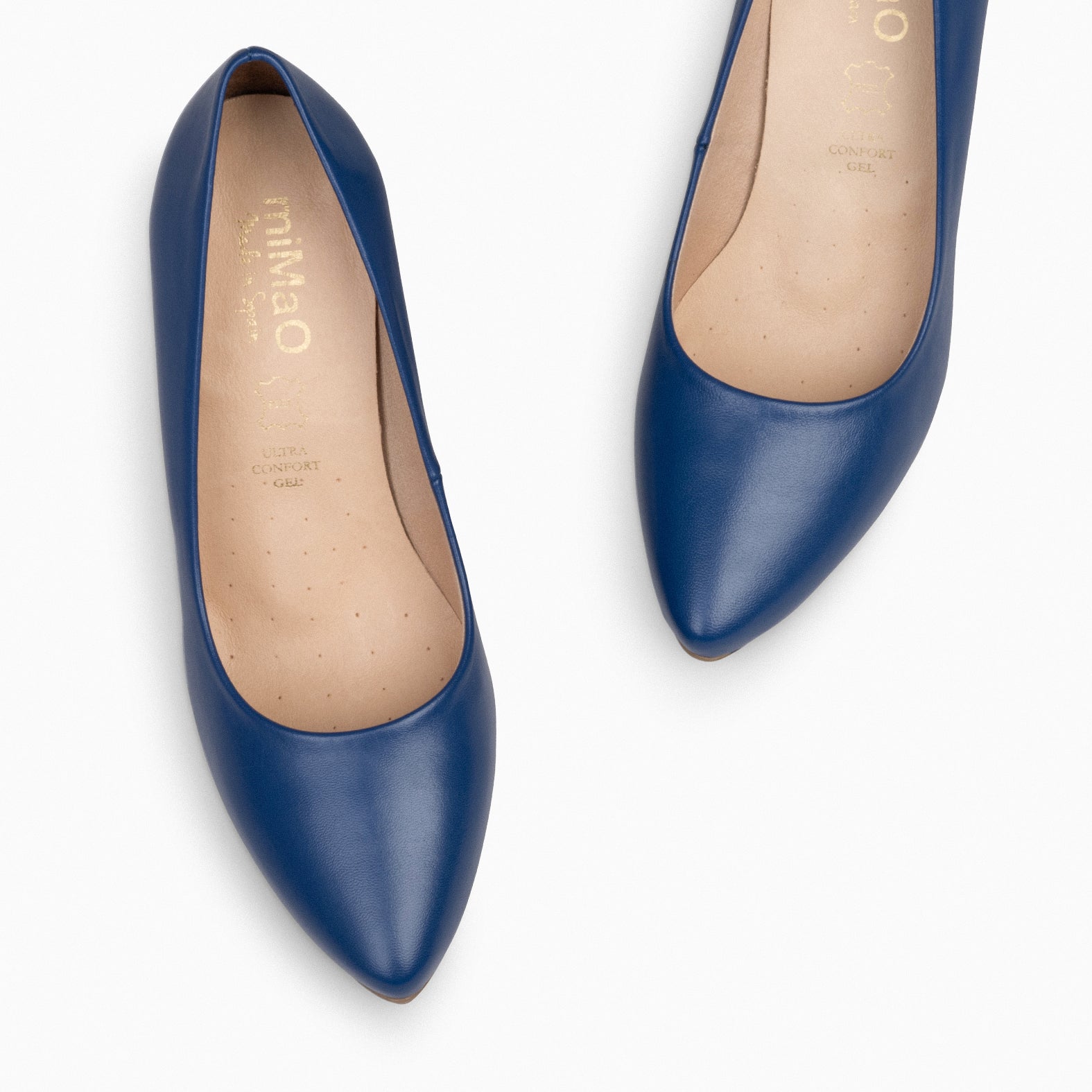 Electric blue flat sales shoes