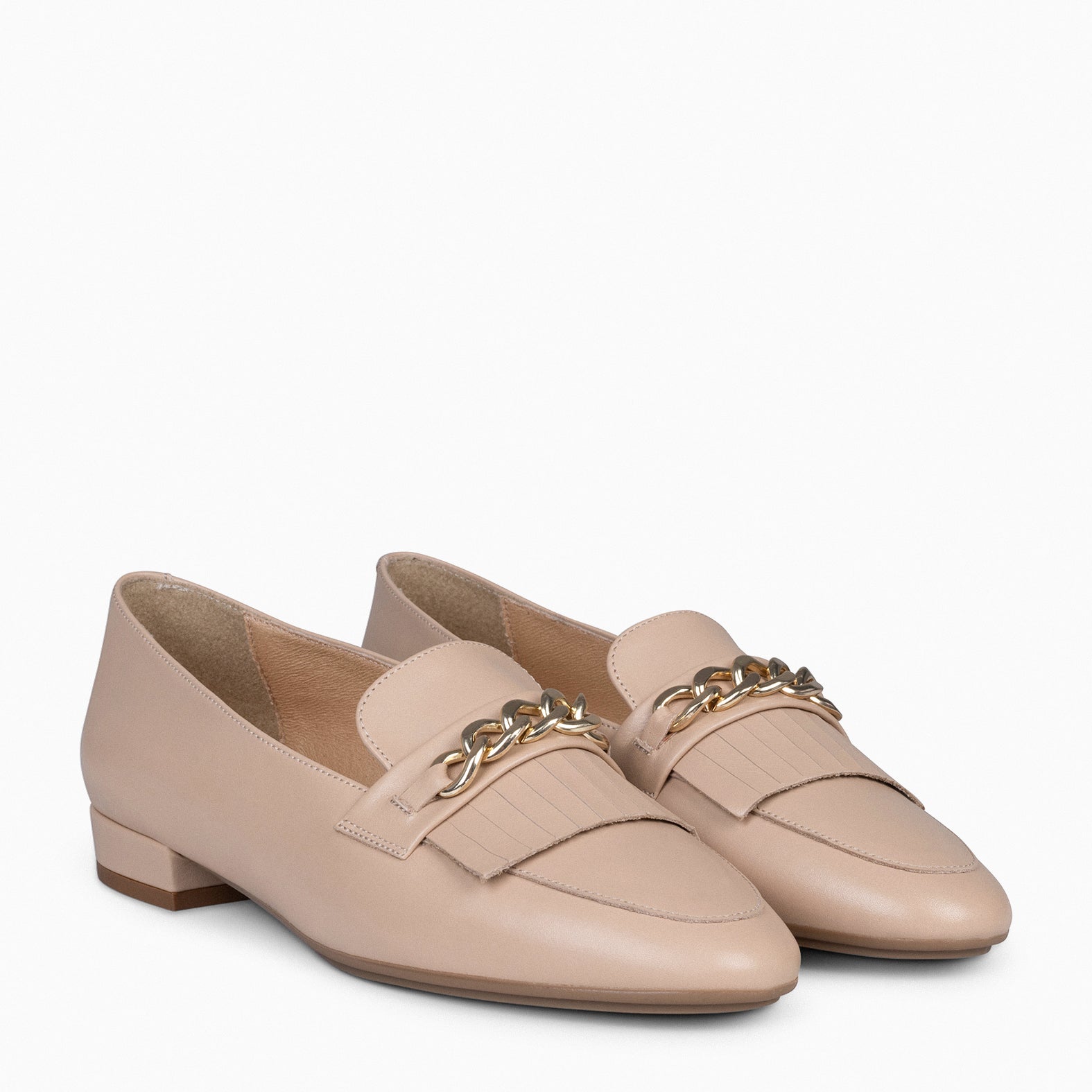 Mocasines nude best sale