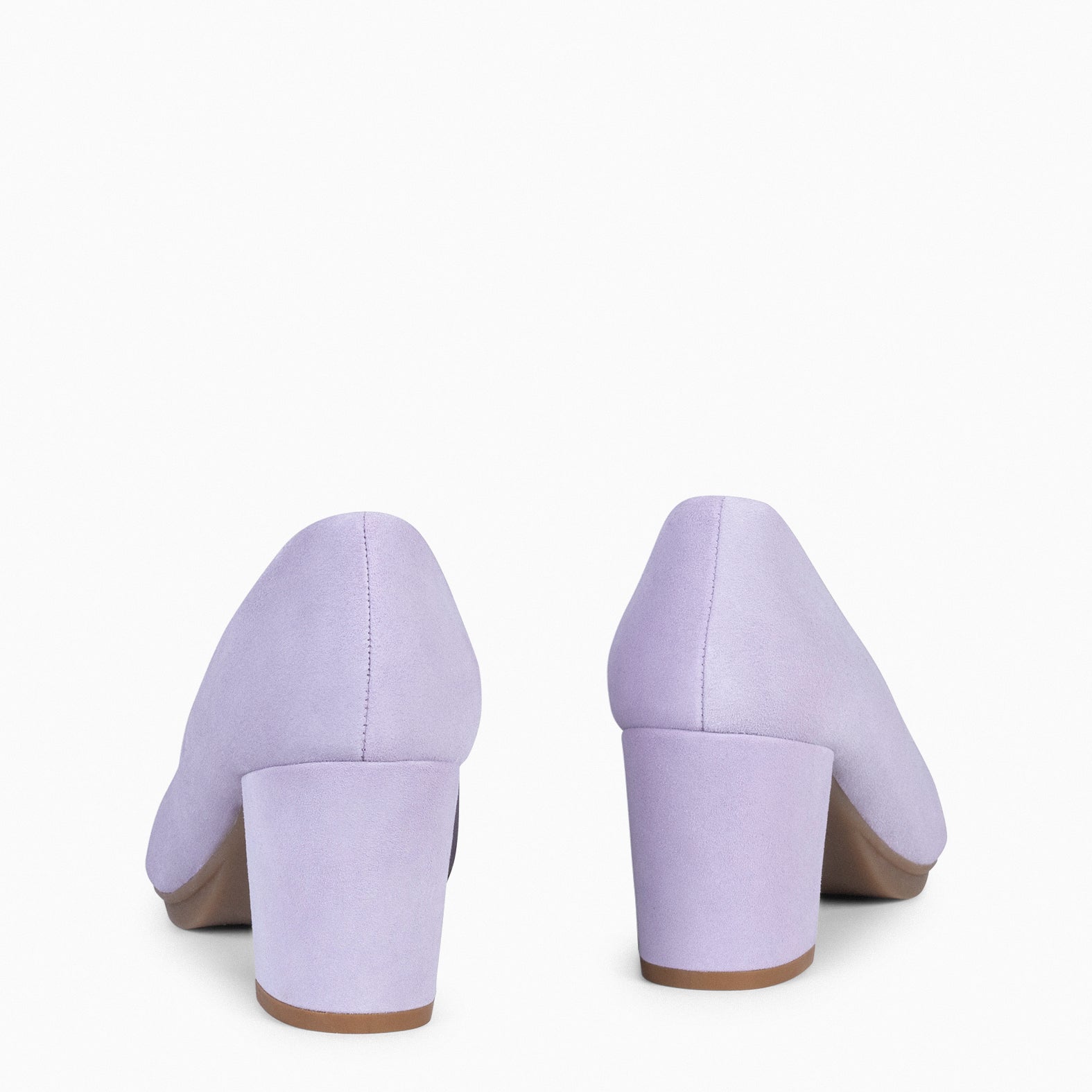 Purple court best sale shoes mid heel