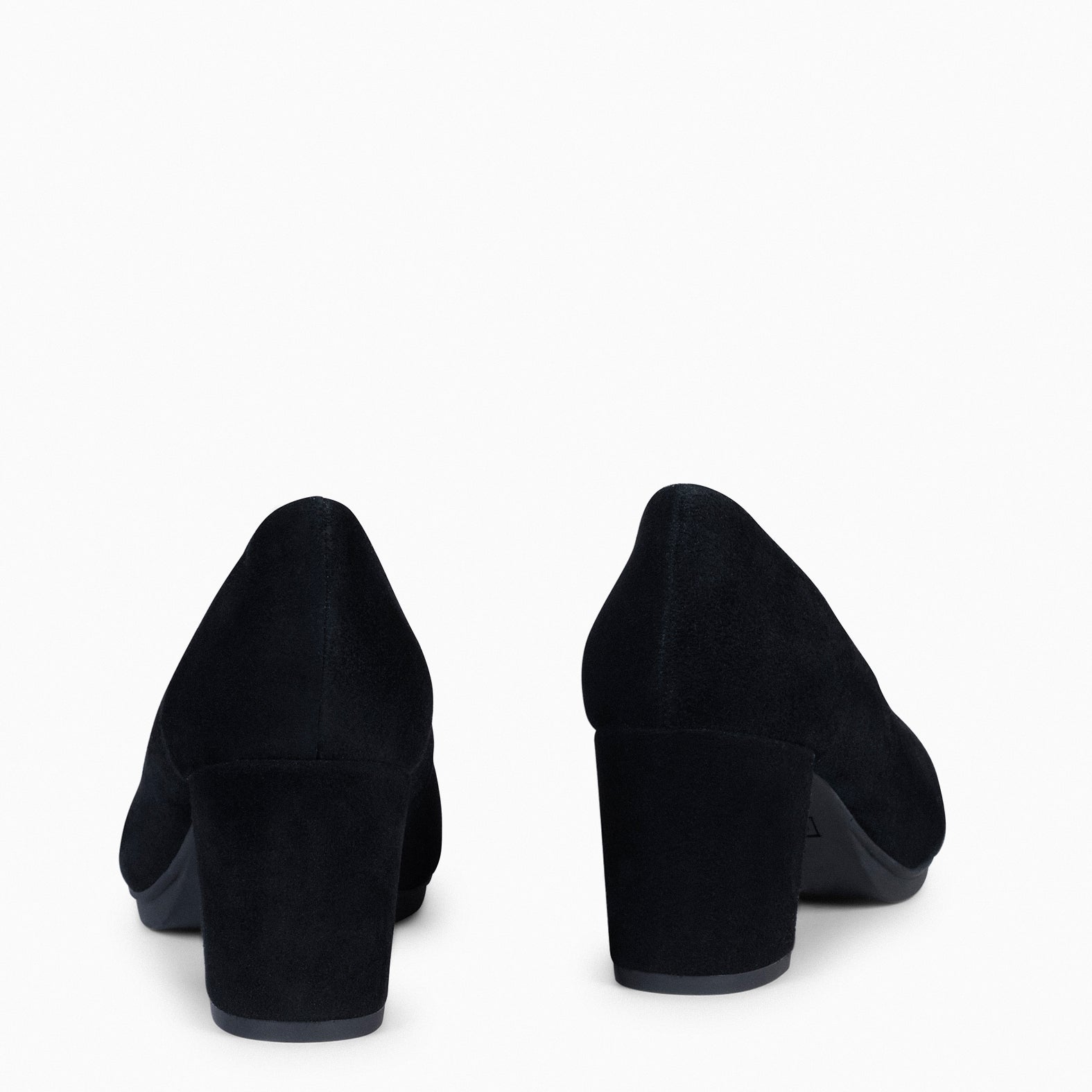 URBAN S - Zapato de tacón medio ante NEGRO - miMaO ®