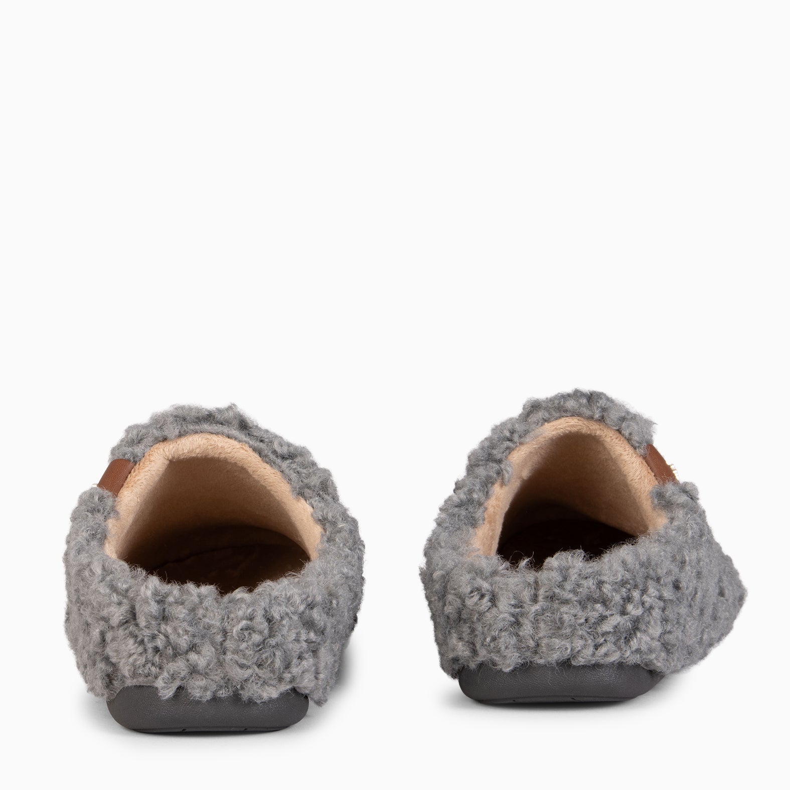 KOMFY DREAMS - Chaussons ultra douceur GRIS FONCÉ