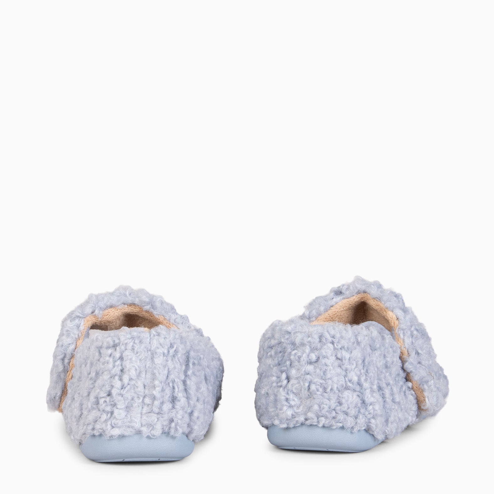 COZY DREAMS - Zapatillas de estar por casa con velcro CIELO