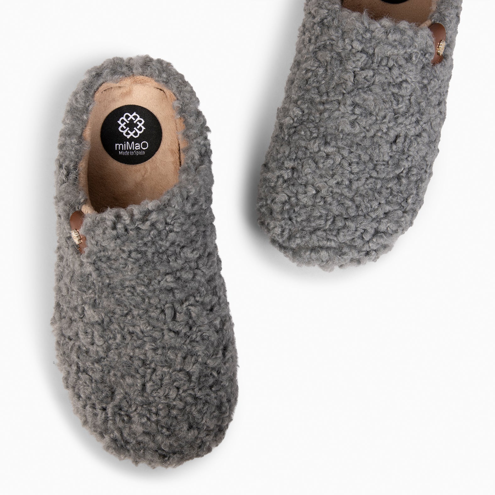 KOMFY DREAMS - Chaussons ultra douceur GRIS FONCÉ