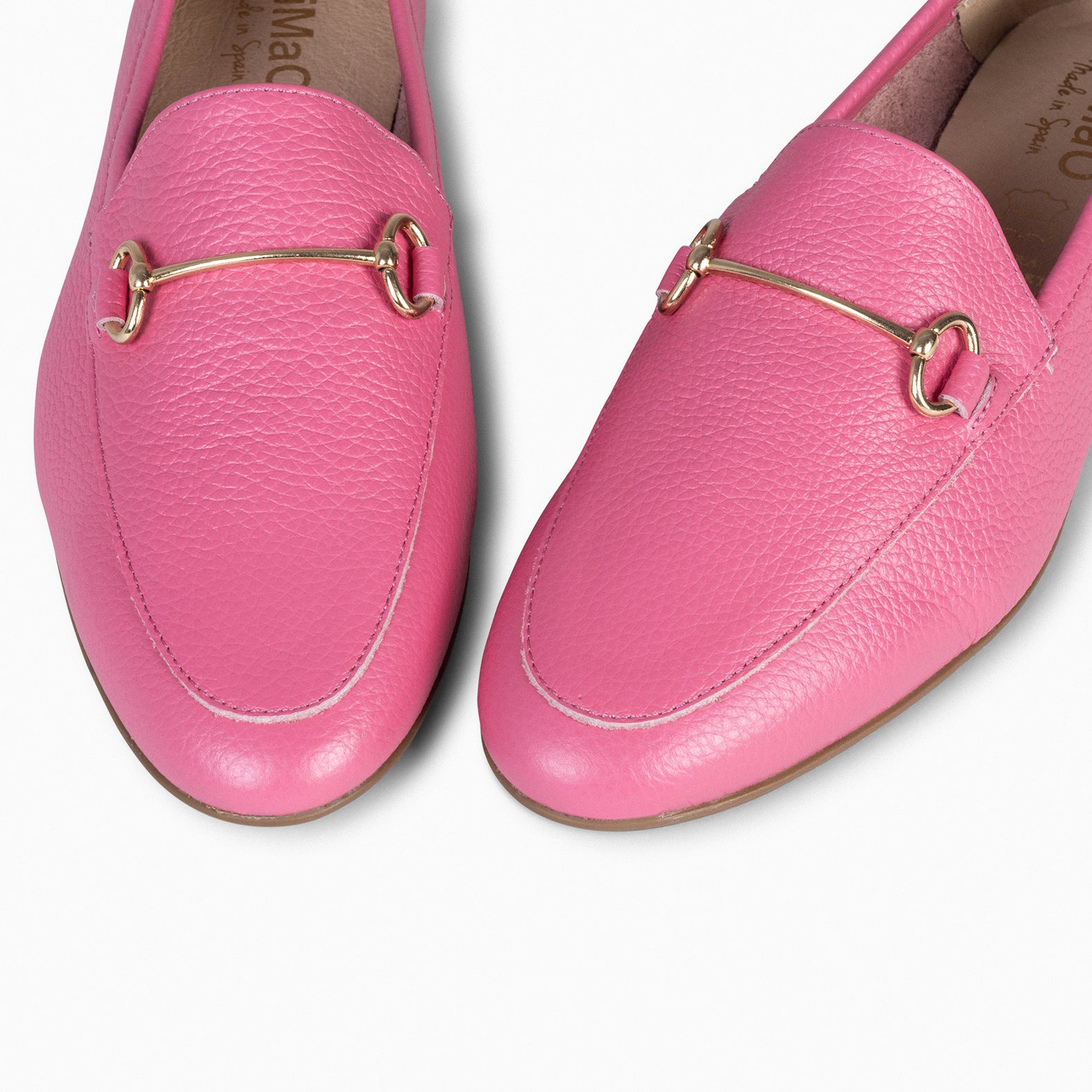 STYLE – PALE PINK moccasins with horsebit